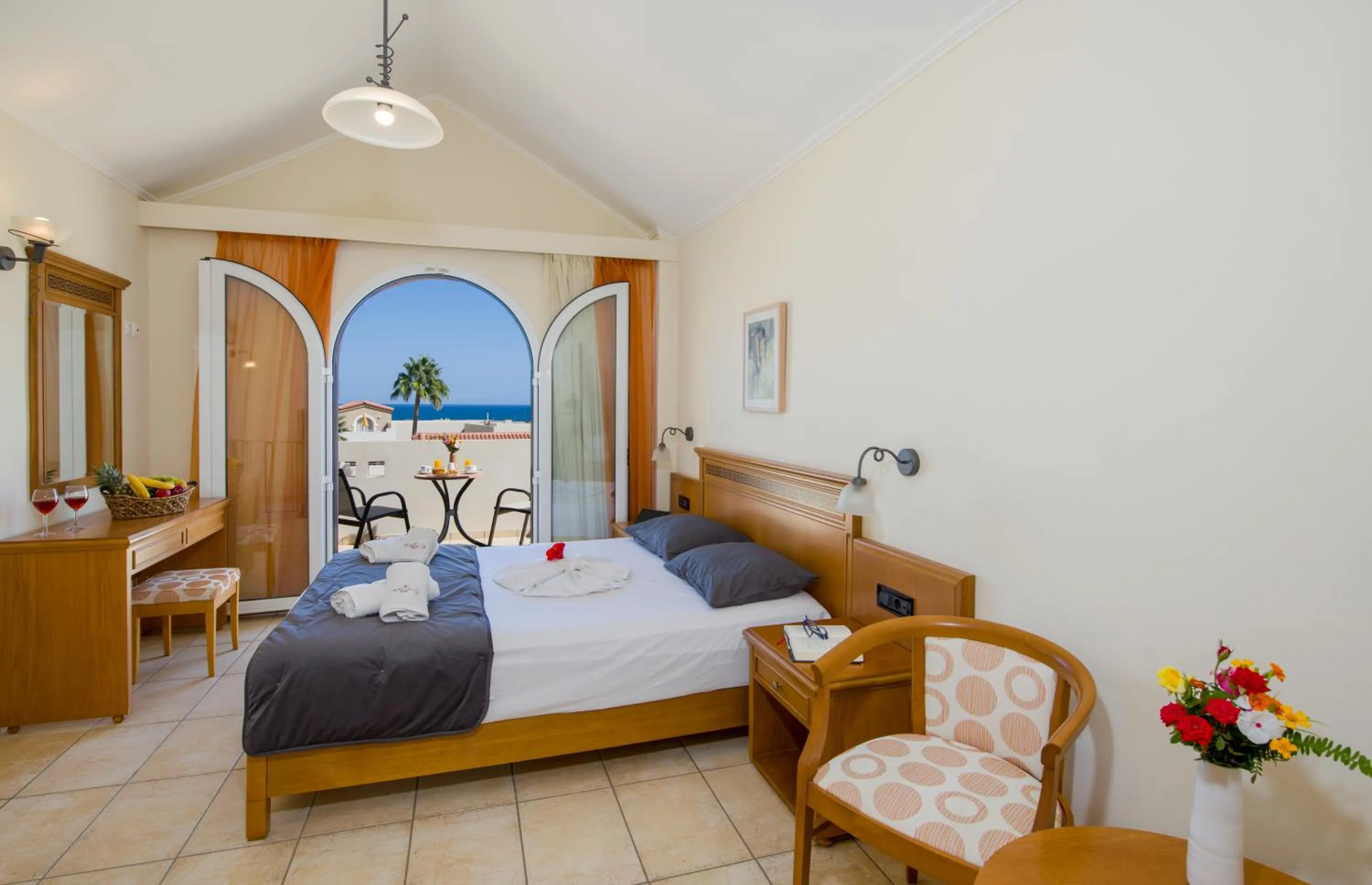 View (from property/room), Bed in Toxo Hotel