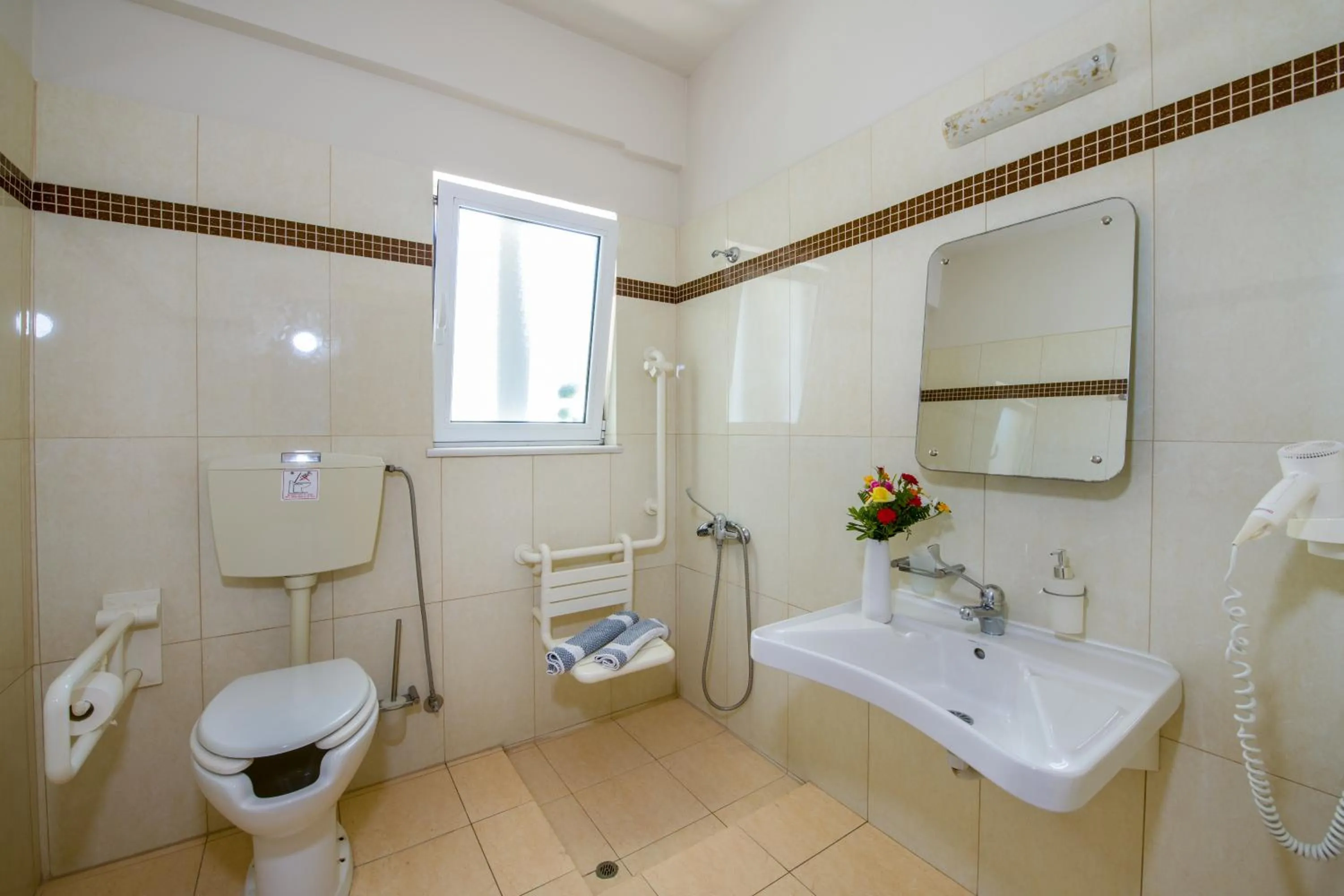 Bathroom in Toxo Hotel