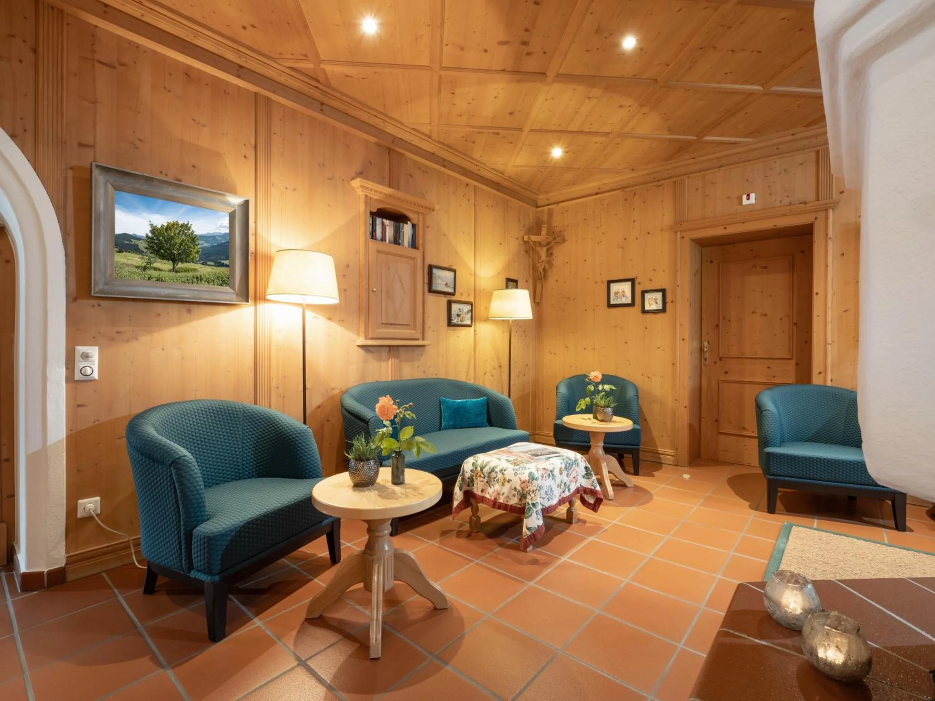 Seating area in Alpen Glück Hotel Villa Lisa garni