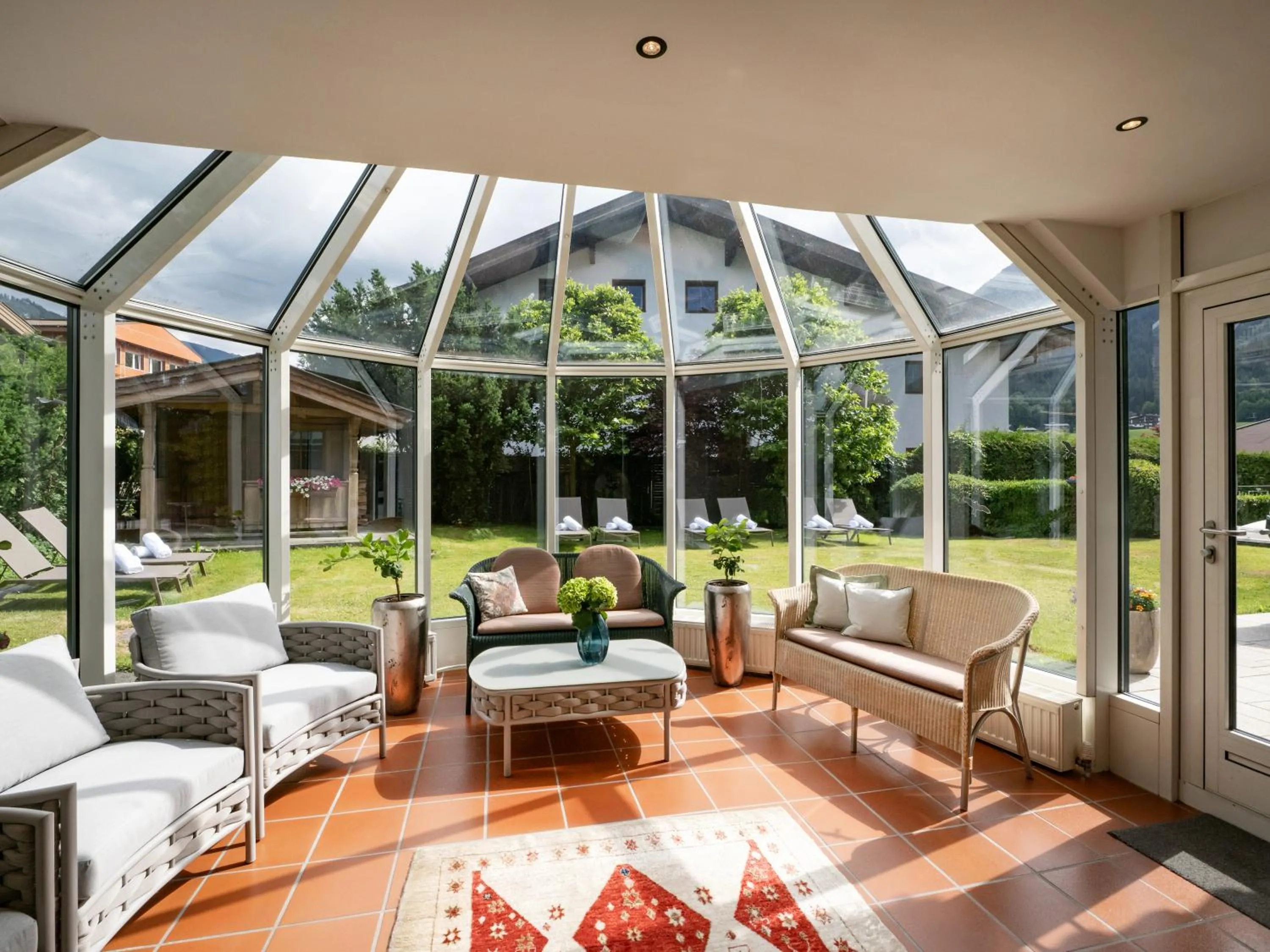 Seating area in Alpen Glück Hotel Villa Lisa garni