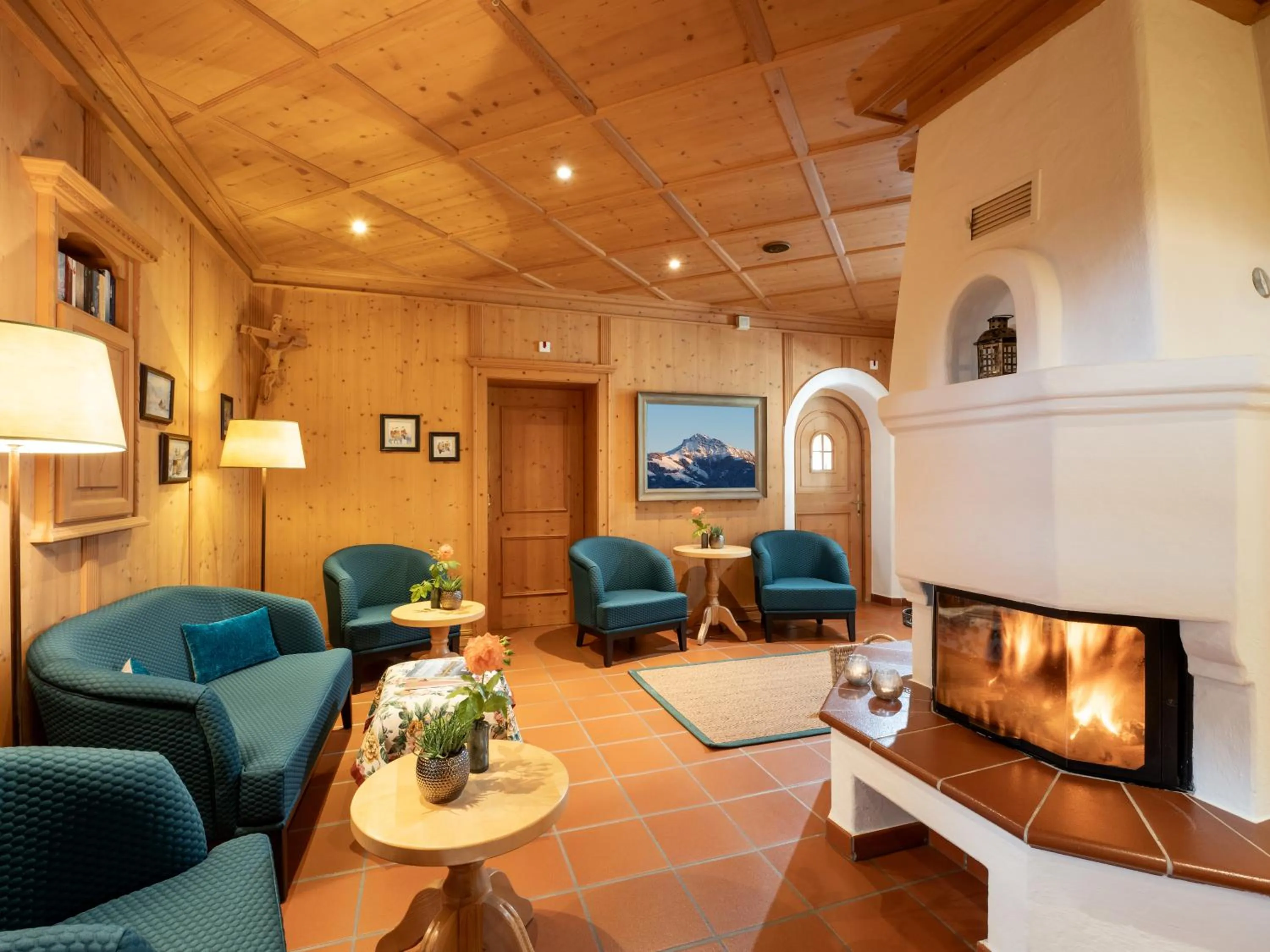 Seating area in Alpen Glück Hotel Villa Lisa garni