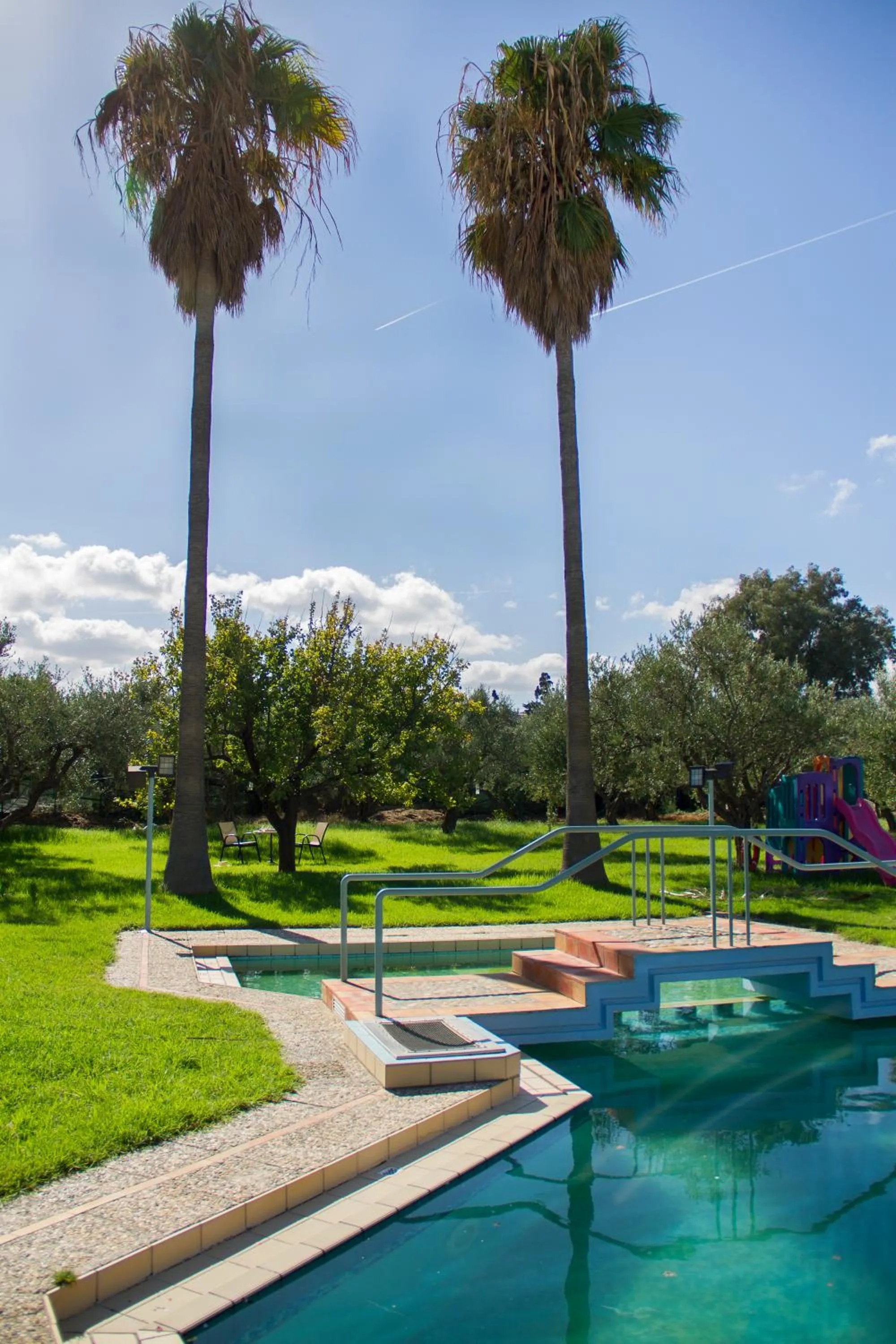 Garden view in Lycasti Maisonettes