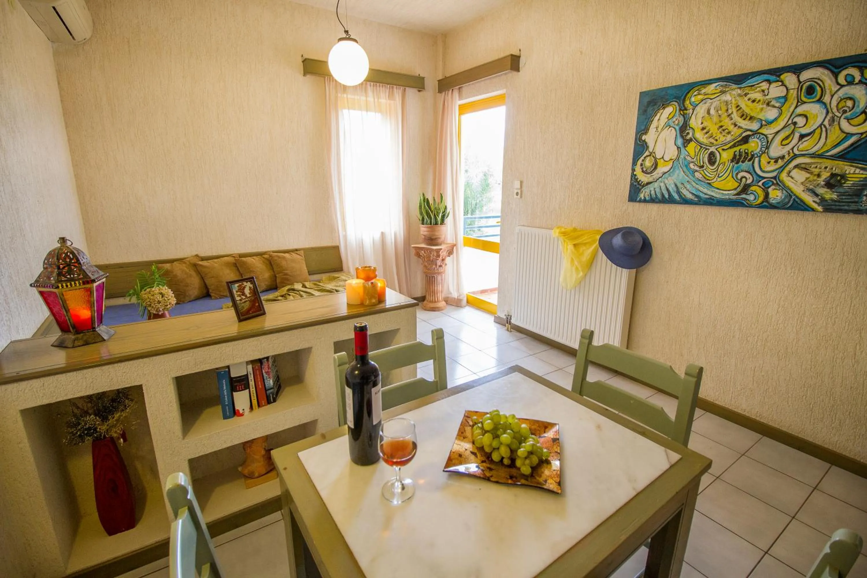 Living room in Lycasti Maisonettes