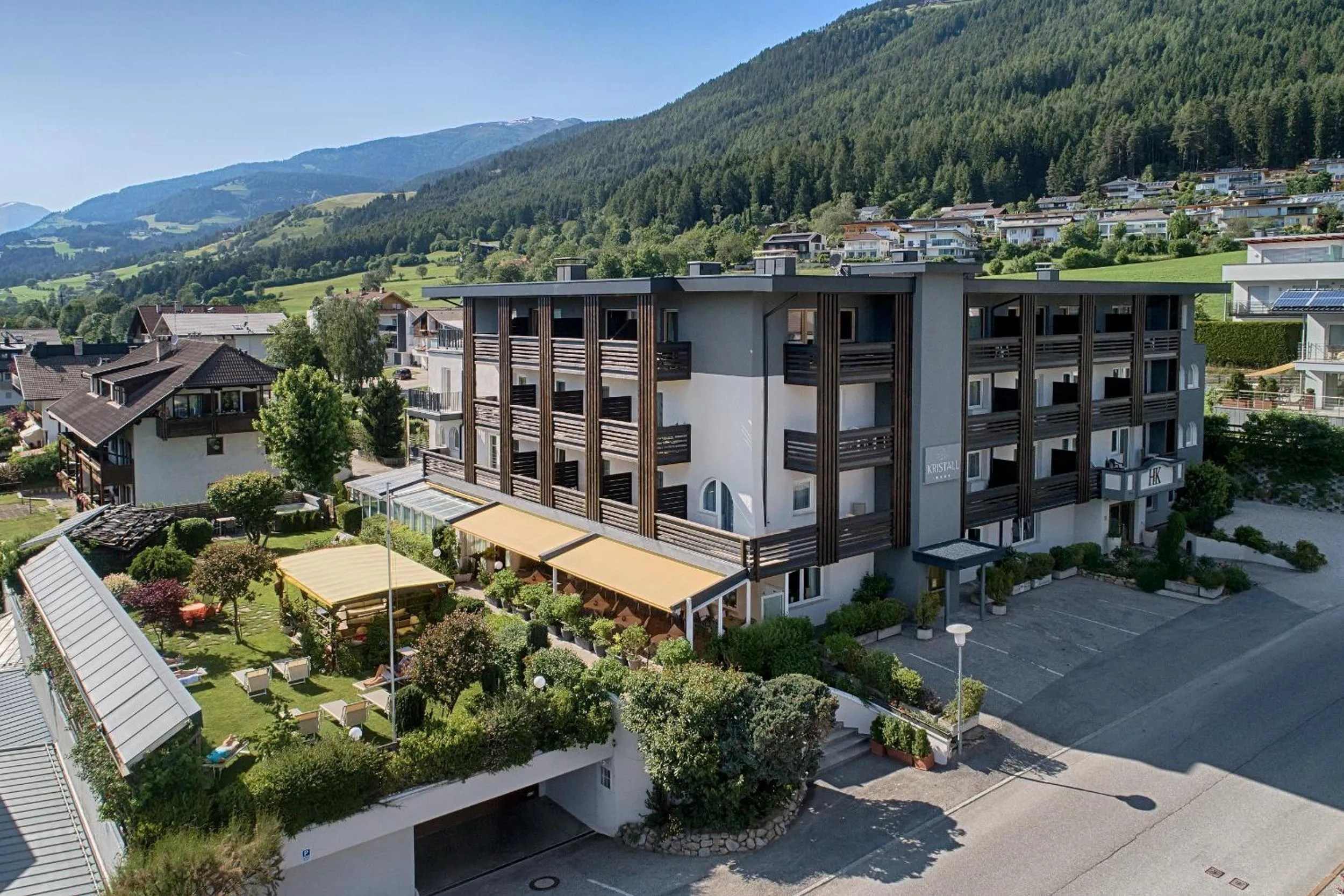 Bird's eye view in Hotel Kristall