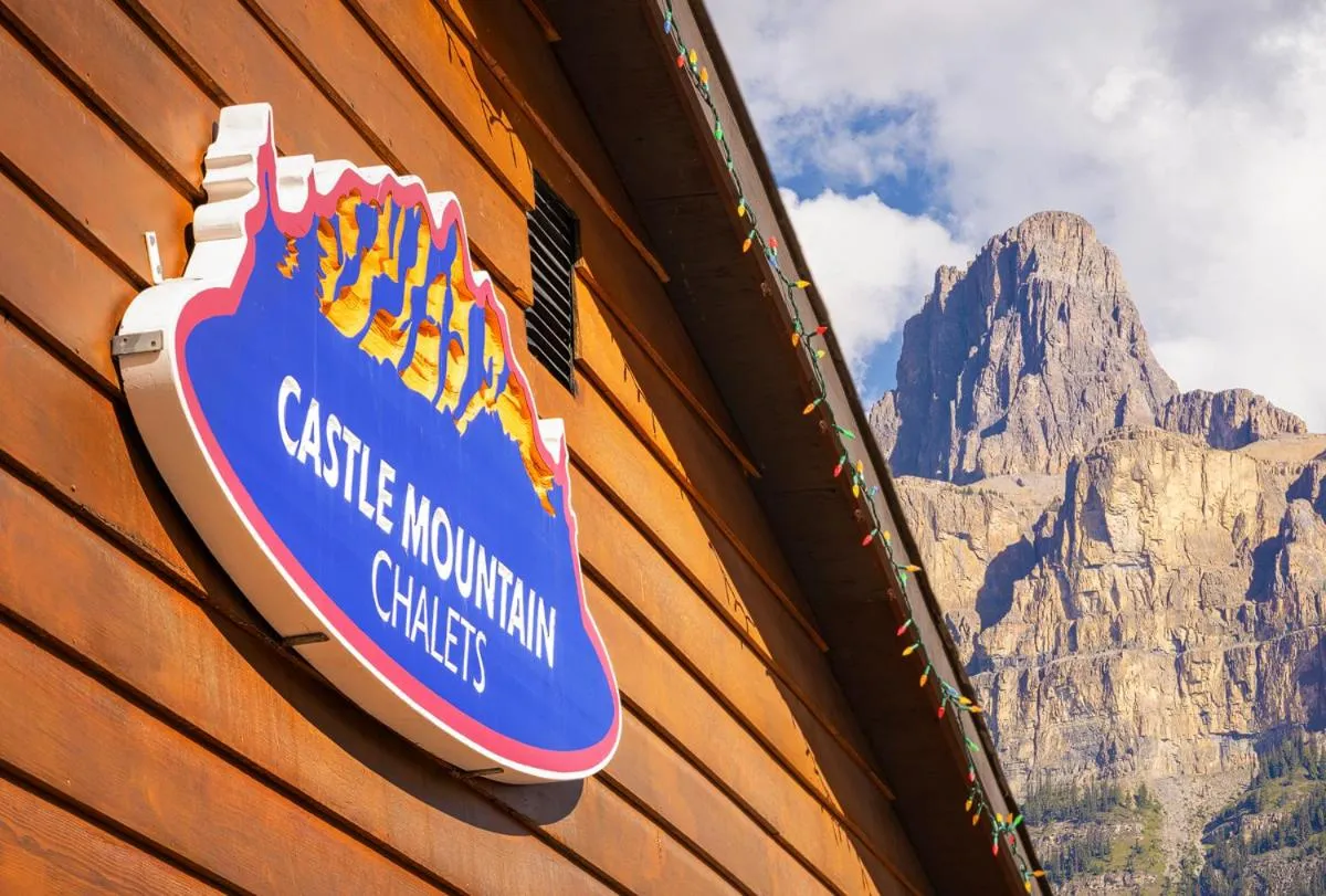 Property logo or sign in Castle Mountain Chalets