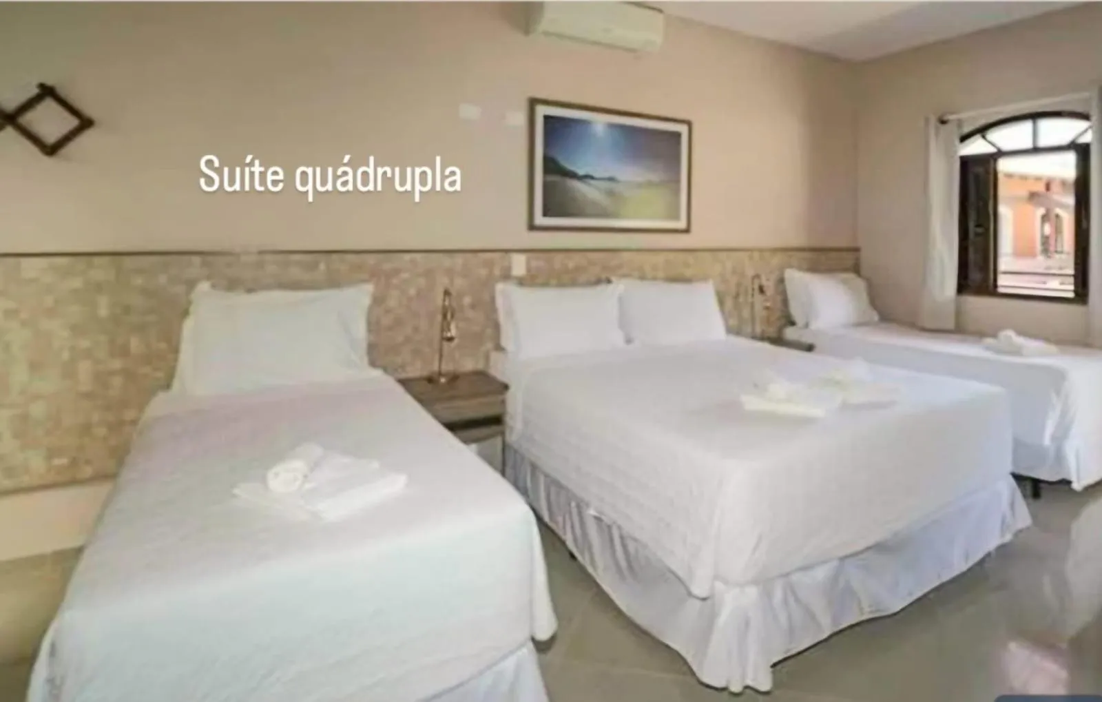Bed in Hotel Camburi Praia