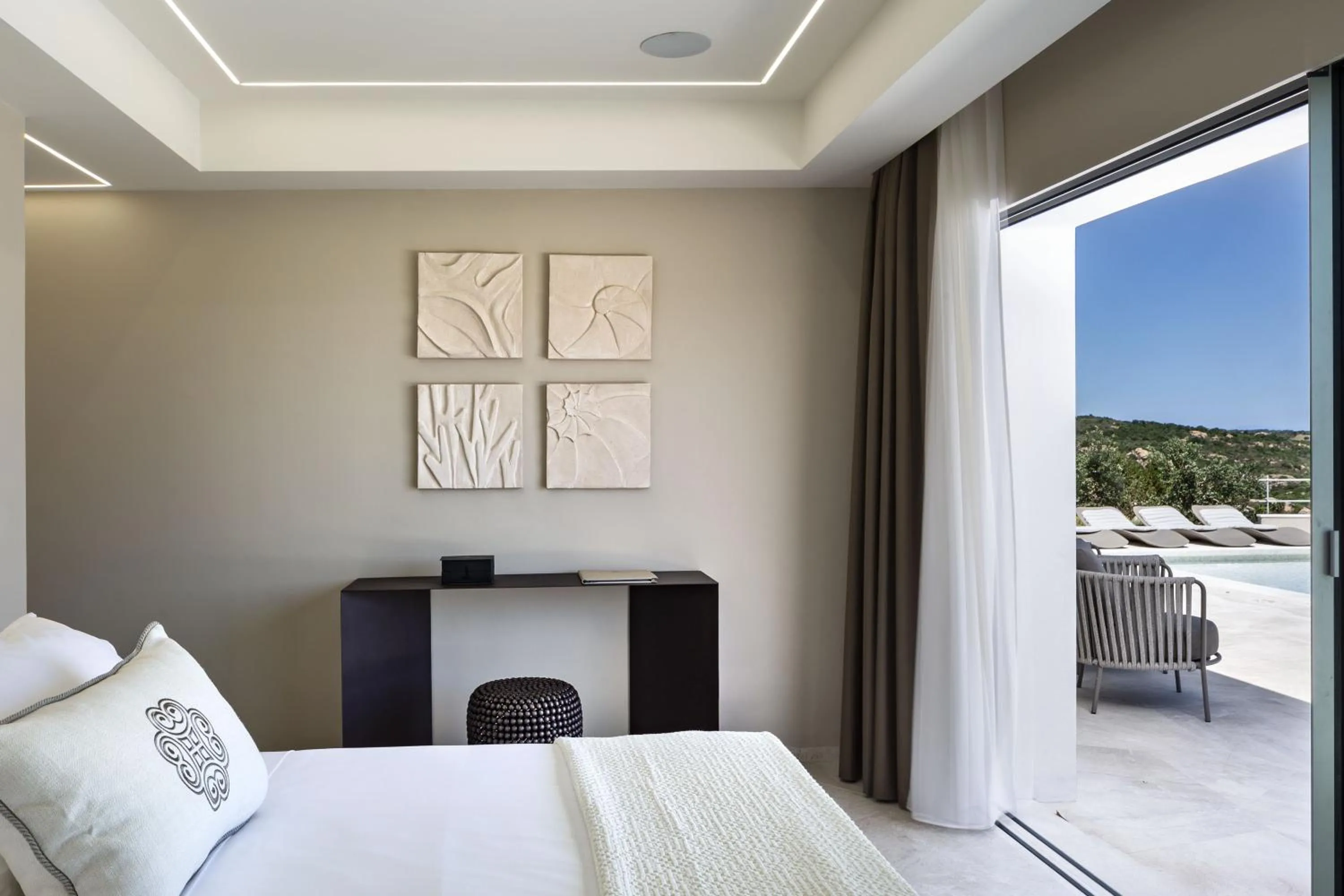 Bedroom, Bed in Hotel Li Finistreddi