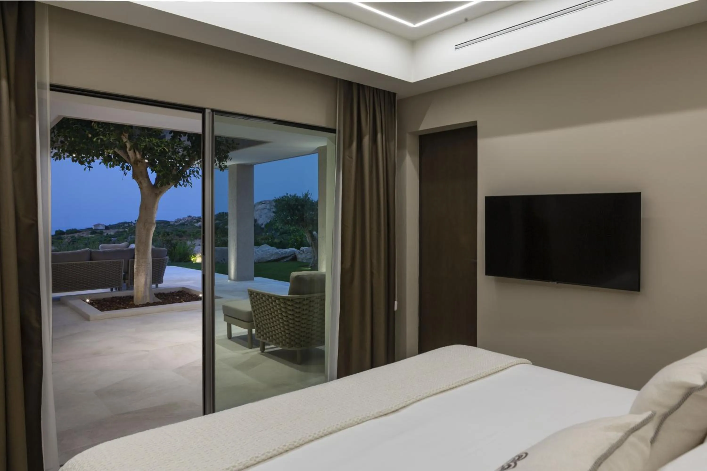 Bedroom, Bed in Hotel Li Finistreddi