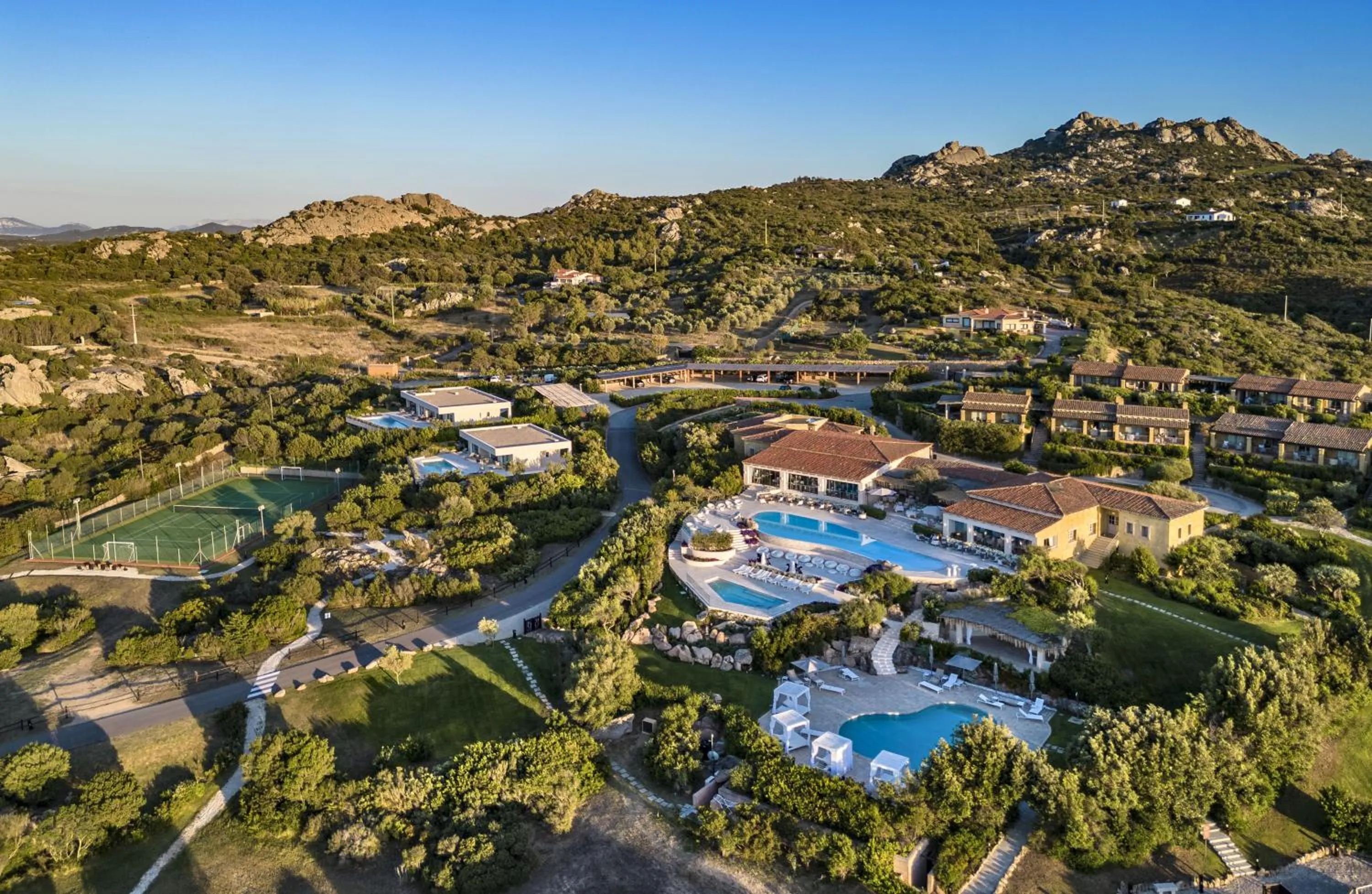 Bird's eye view in Hotel Li Finistreddi