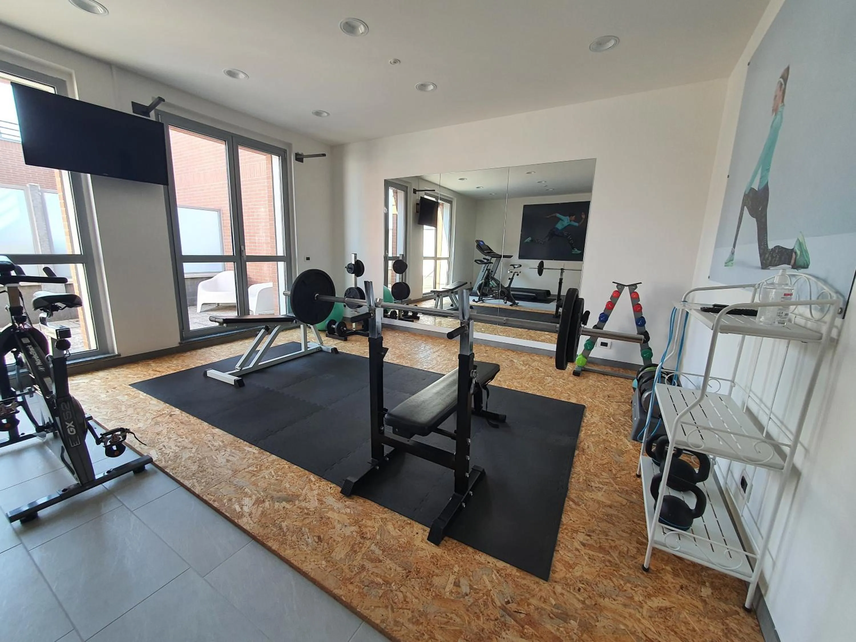 Fitness centre/facilities in Hotel Motel 2