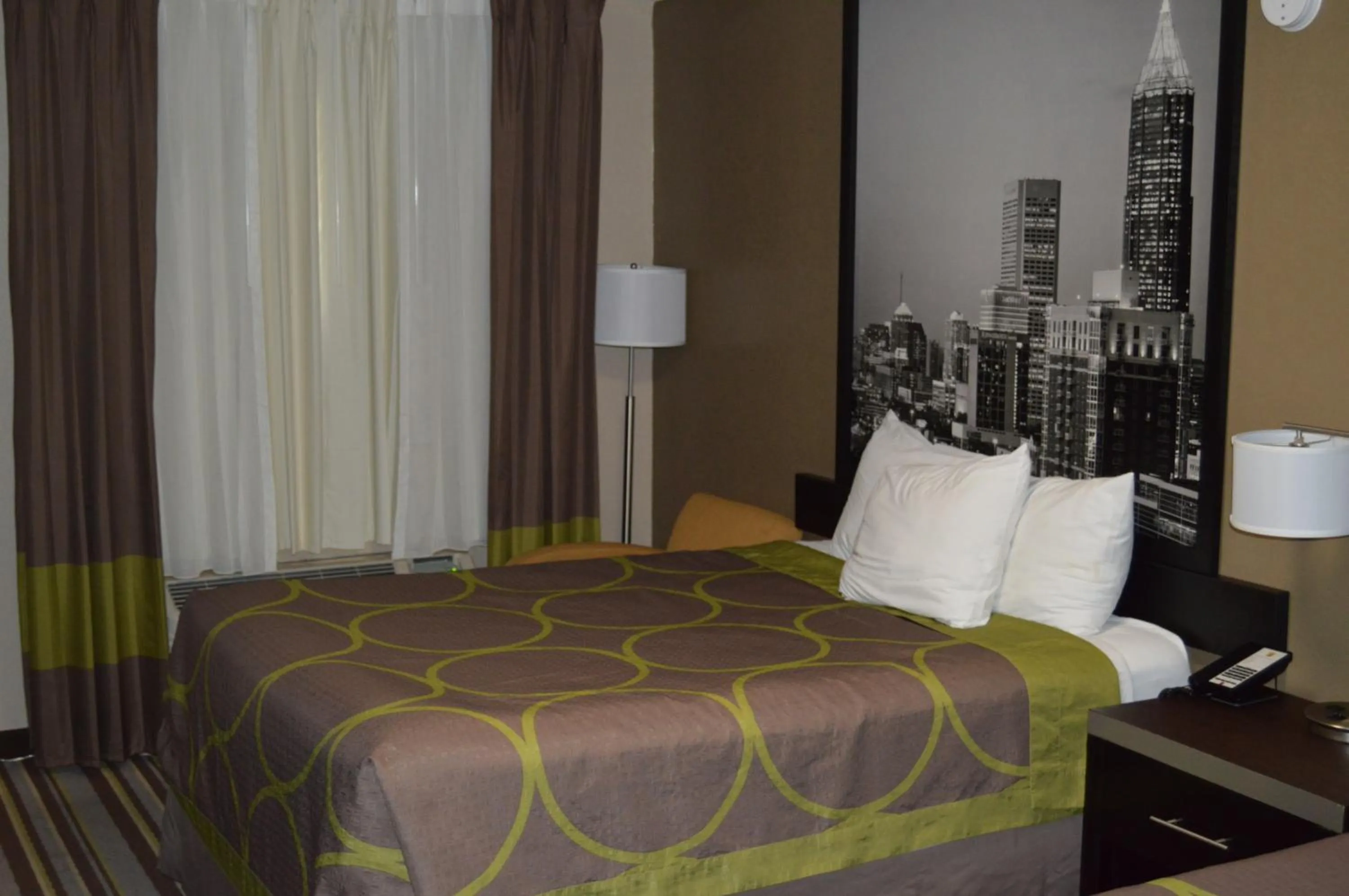 Bed in Super 8 by Wyndham Stockbridge