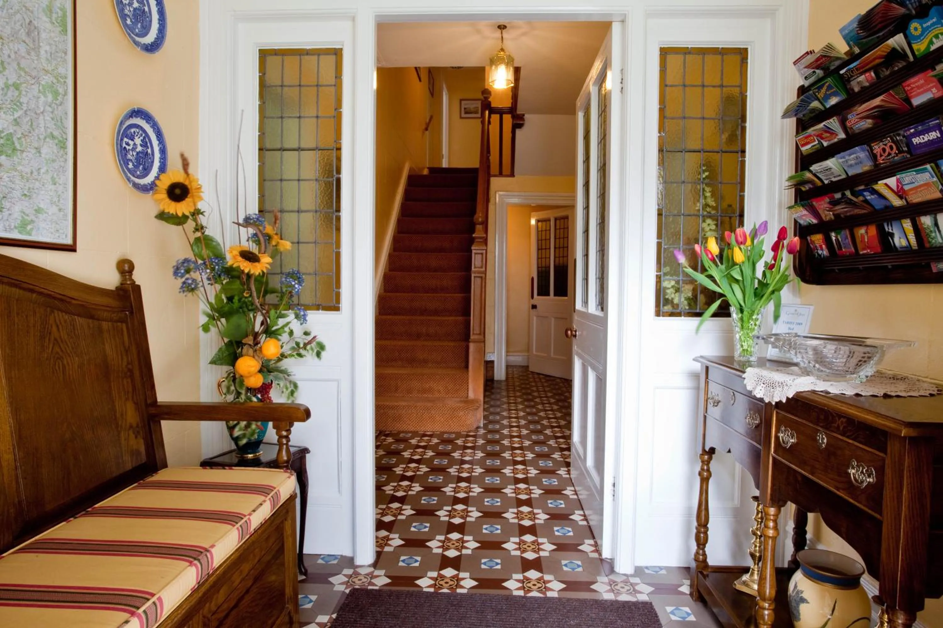 Lobby or reception in Gwrach Ynys Country Guest House