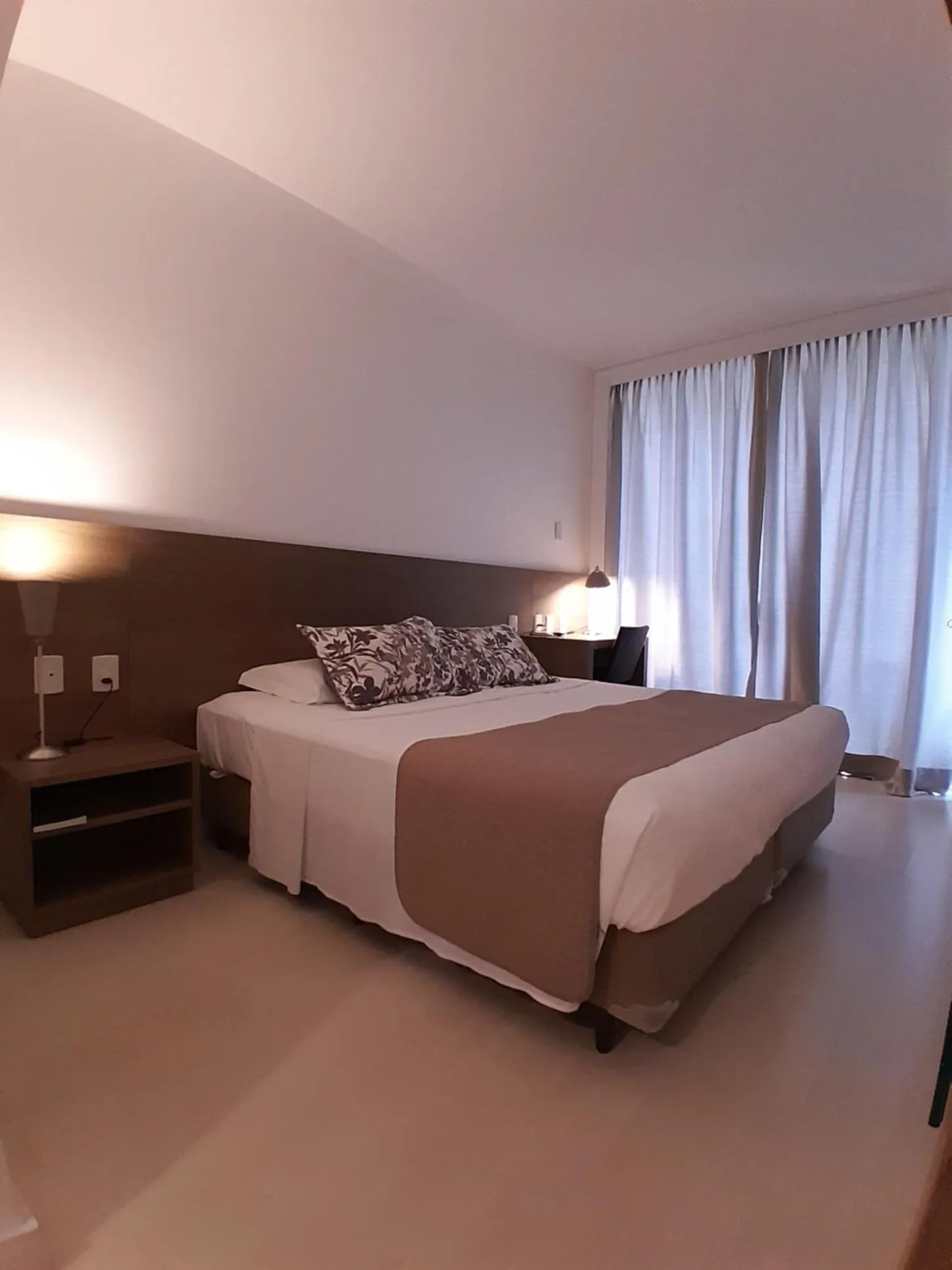 Bed in Hotel Marambaia Cabeçudas - frente mar