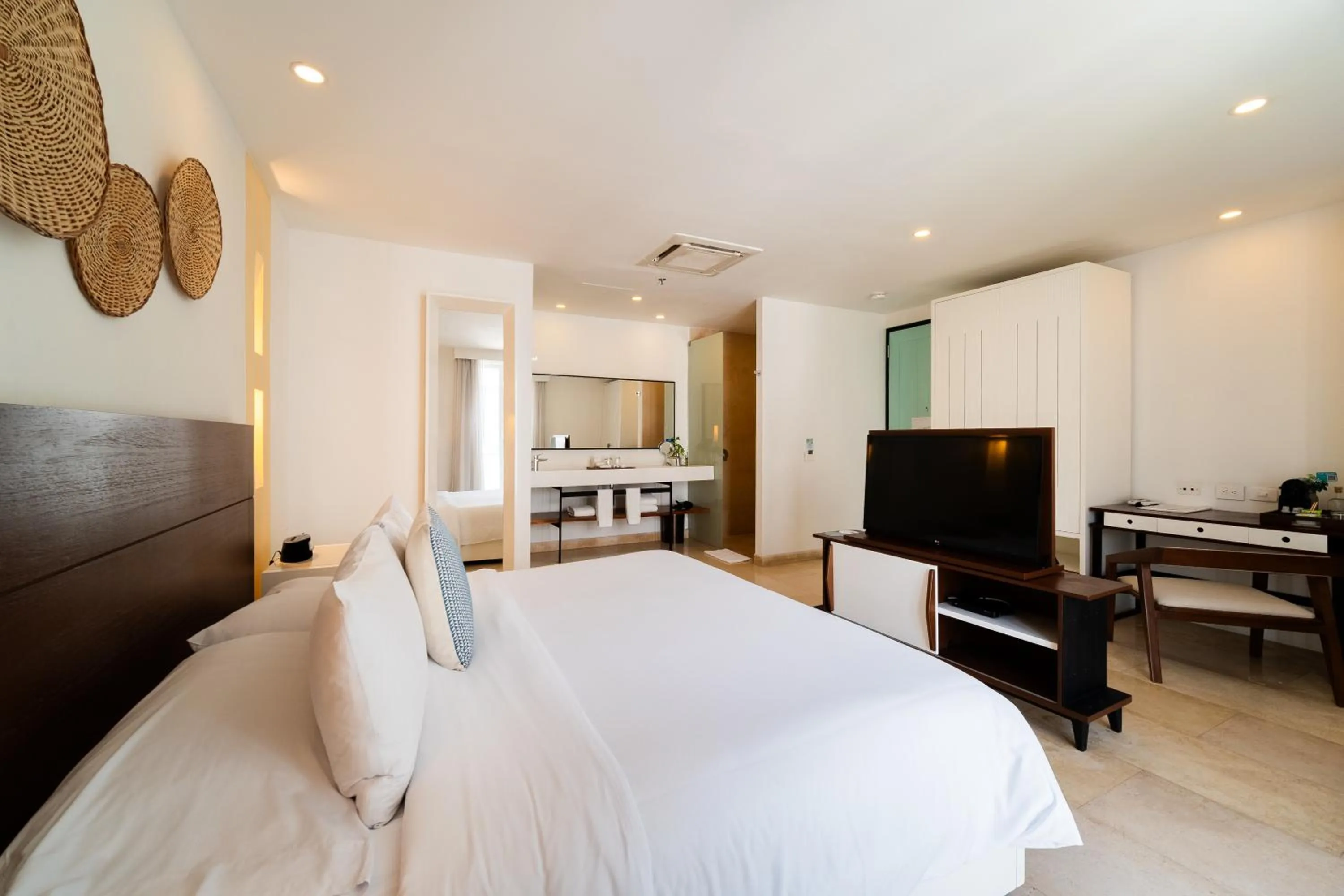 Photo of the whole room, Bed in Nacar Hotel Cartagena, Curio Collection by Hilton