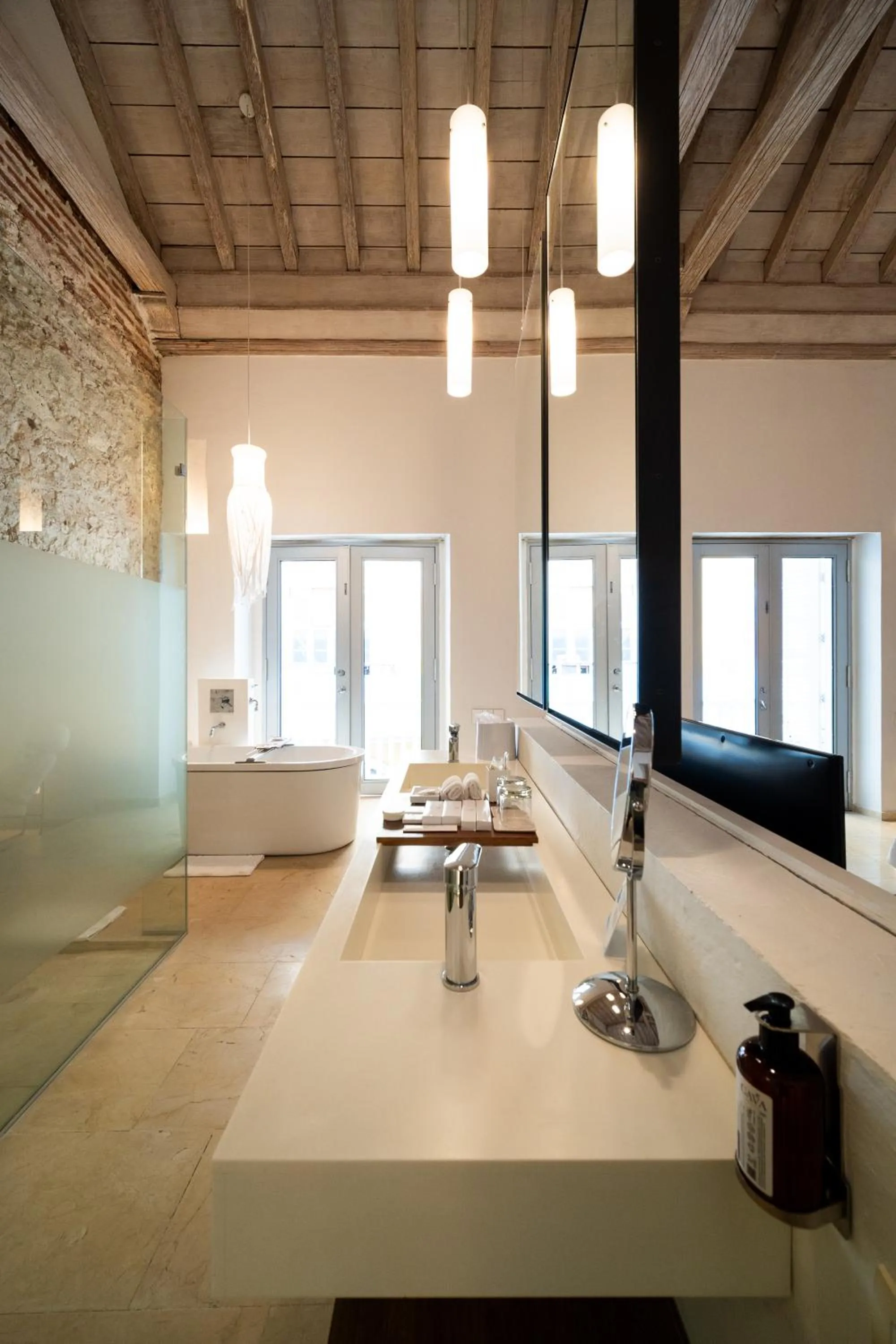 Bathroom in Nacar Hotel Cartagena, Curio Collection by Hilton