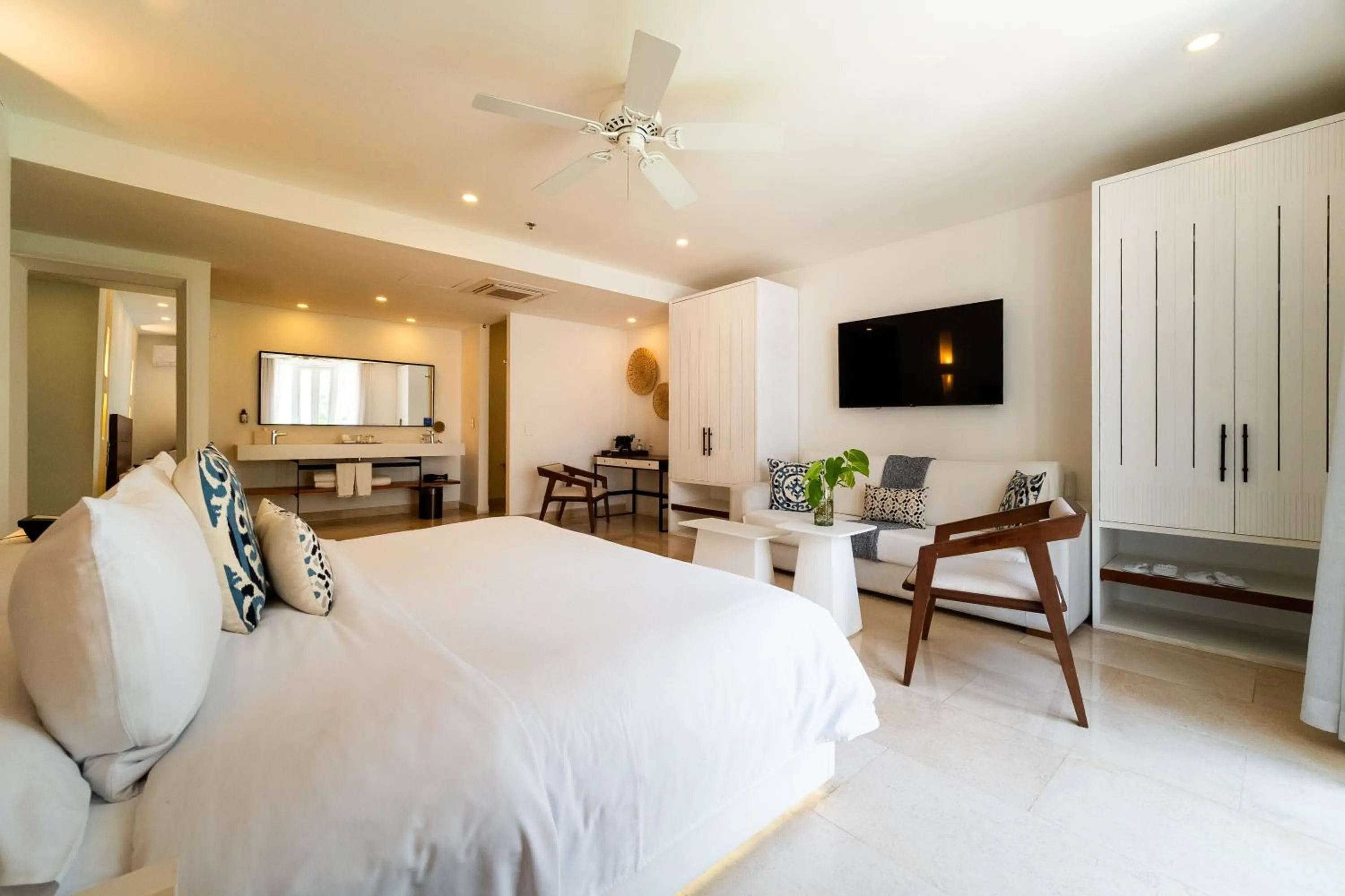 Photo of the whole room, Bed in Nacar Hotel Cartagena, Curio Collection by Hilton