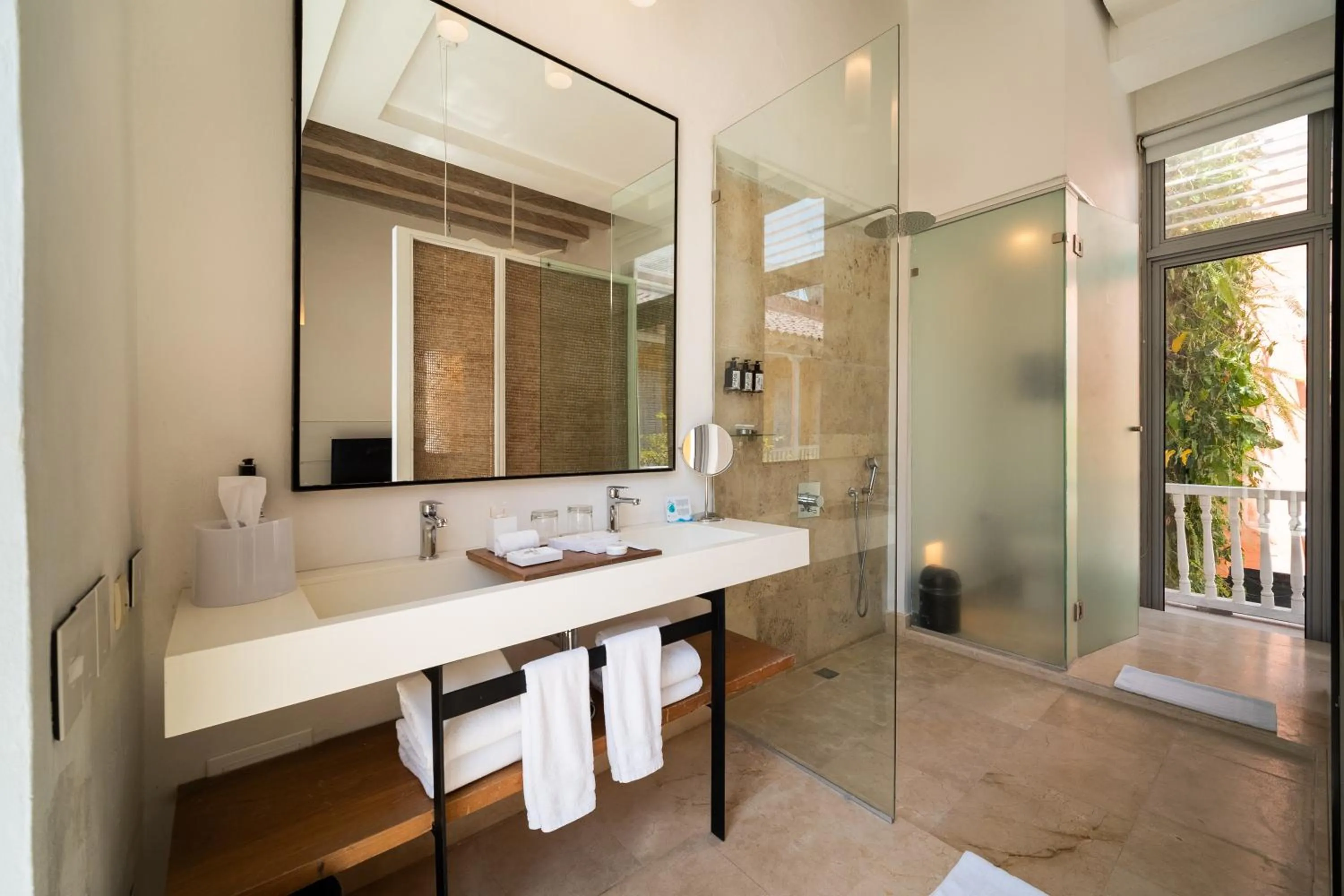 Bathroom in Nacar Hotel Cartagena, Curio Collection by Hilton