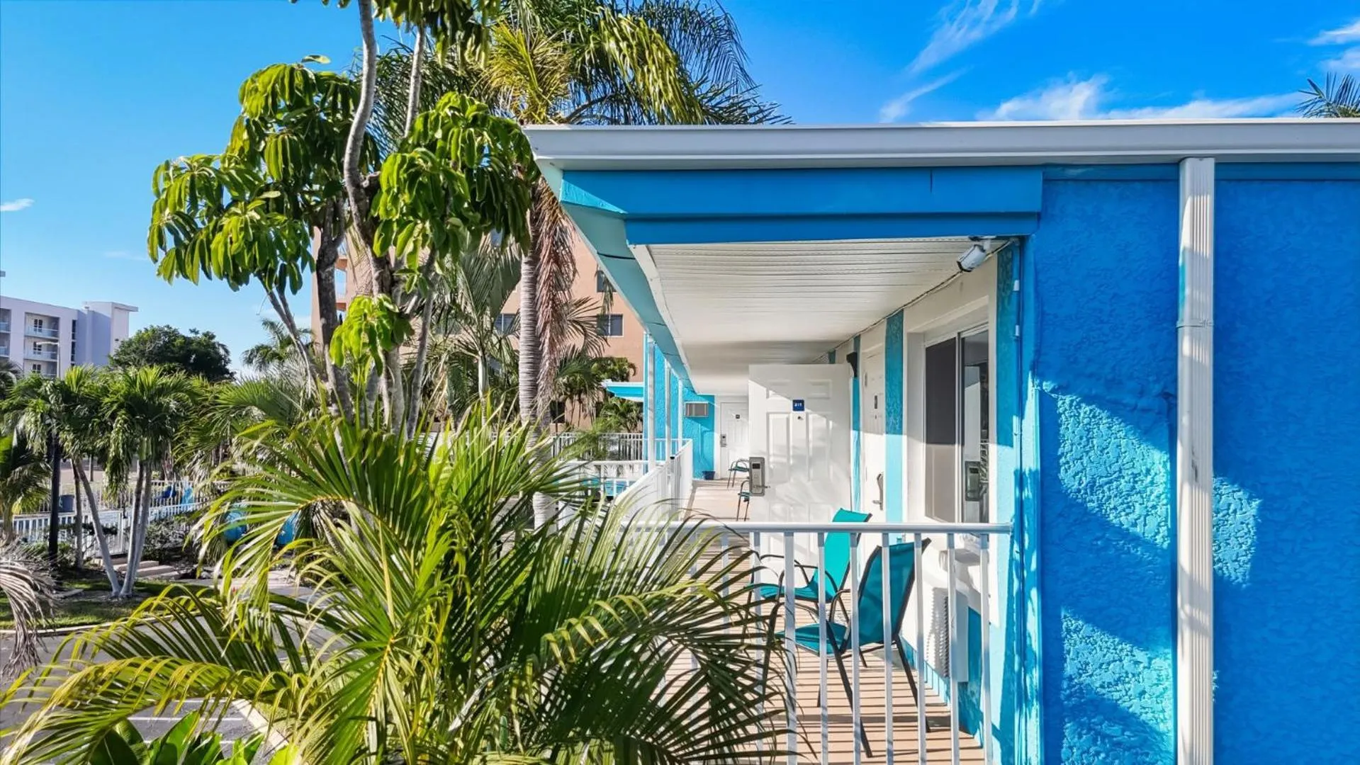 Property building in Bayside Inn and Marina