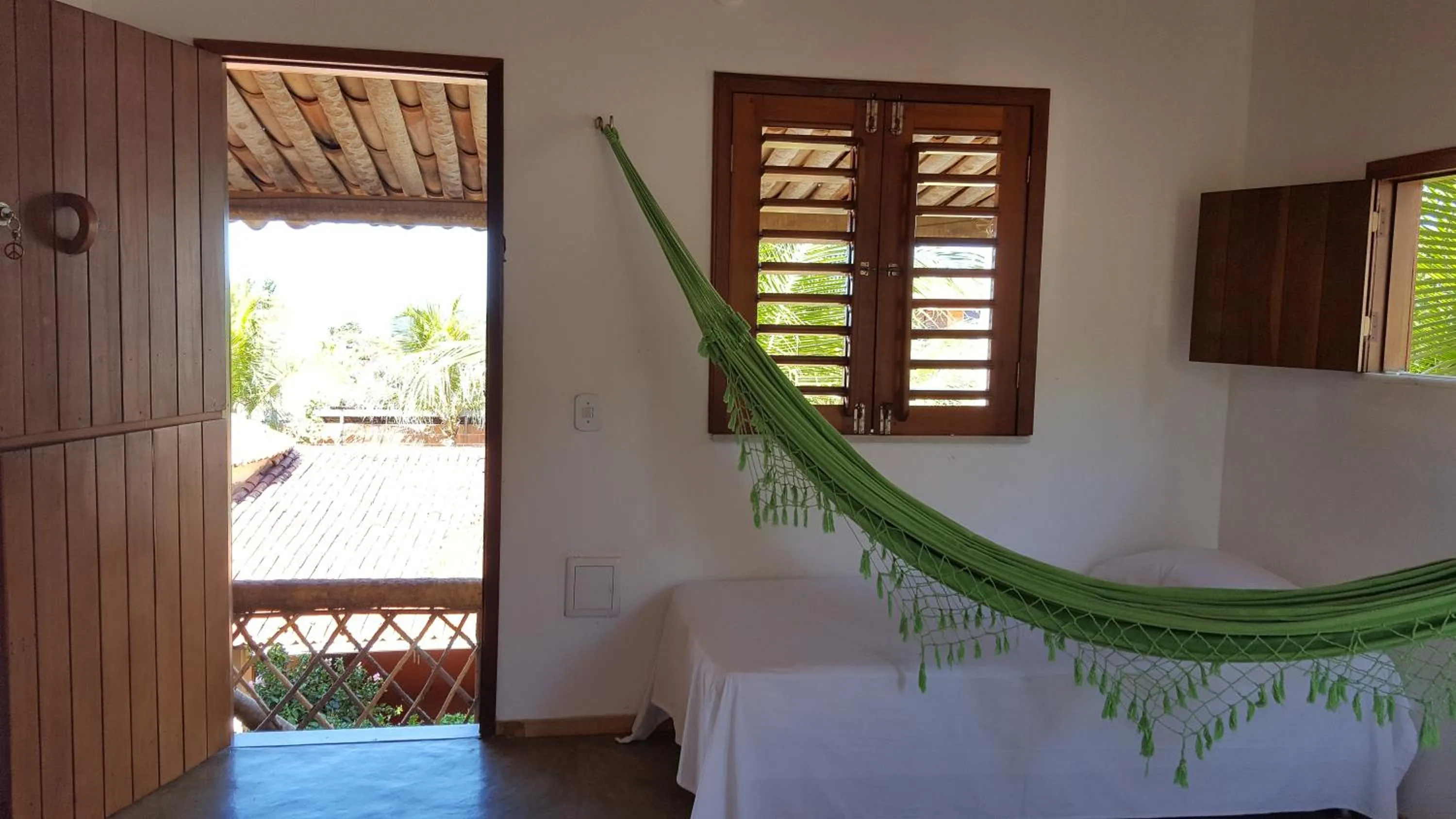 Bed in Pousada Agua Marinha