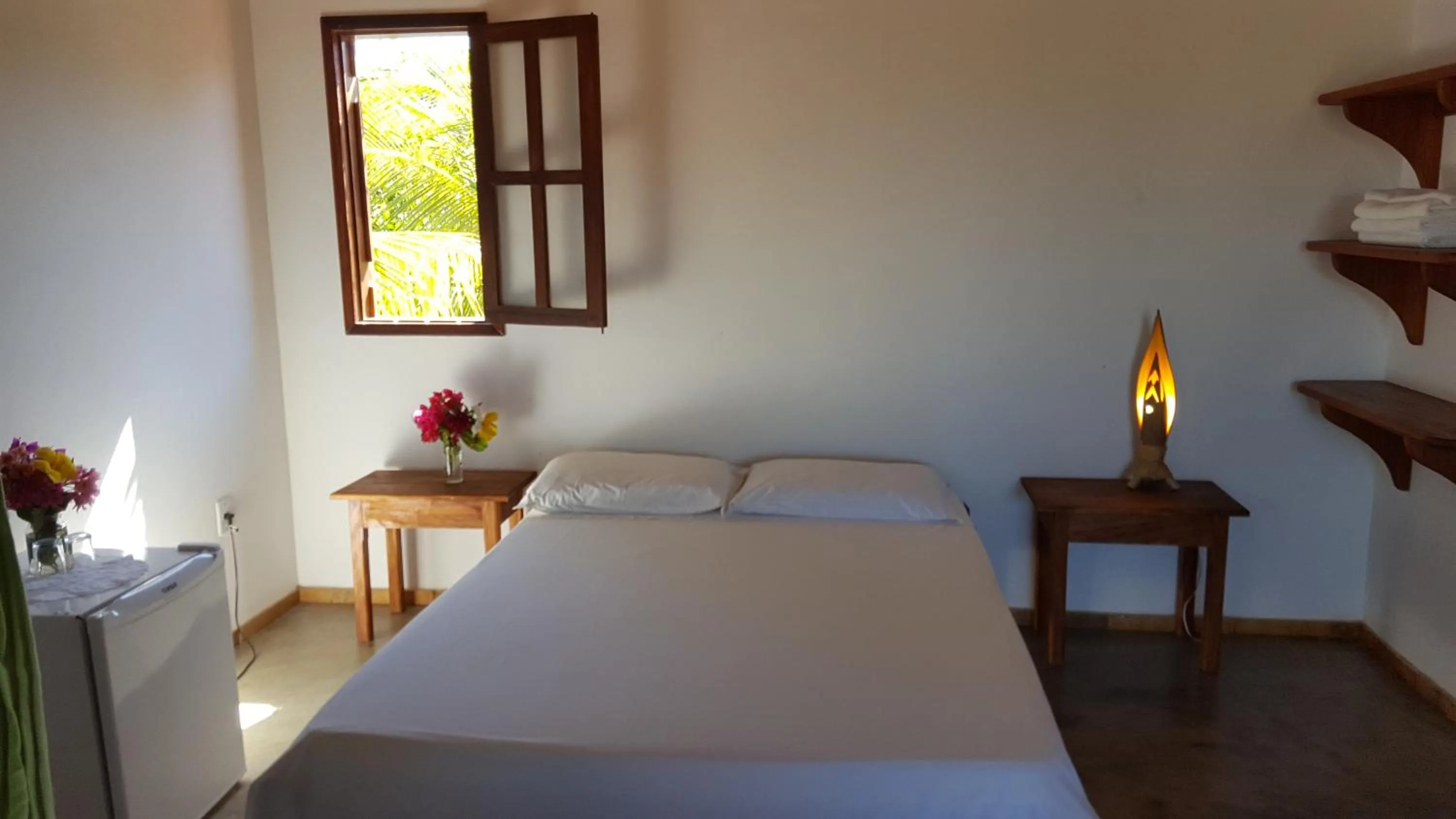 Bed in Pousada Agua Marinha