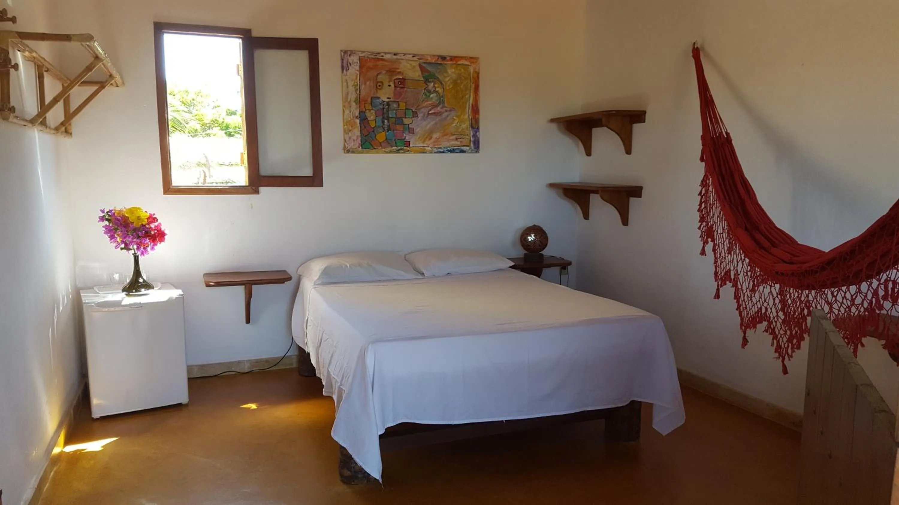 Bed in Pousada Agua Marinha