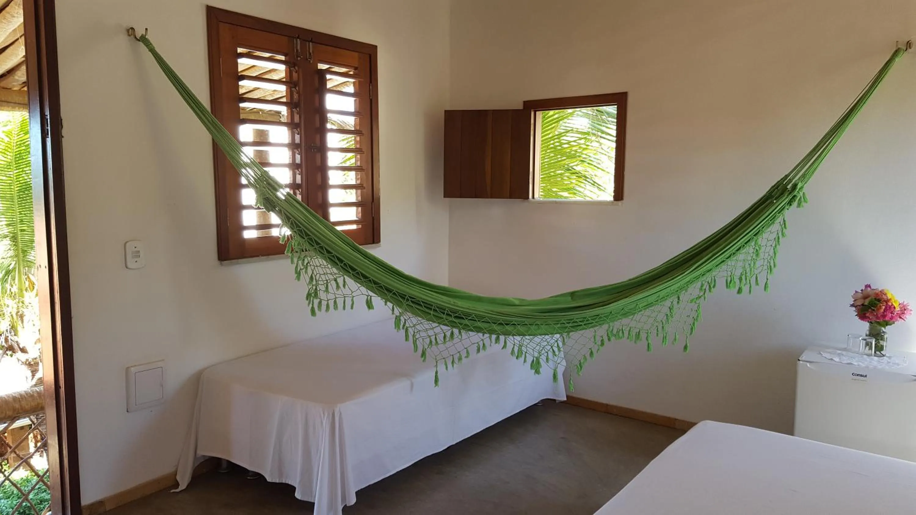 Bed in Pousada Agua Marinha