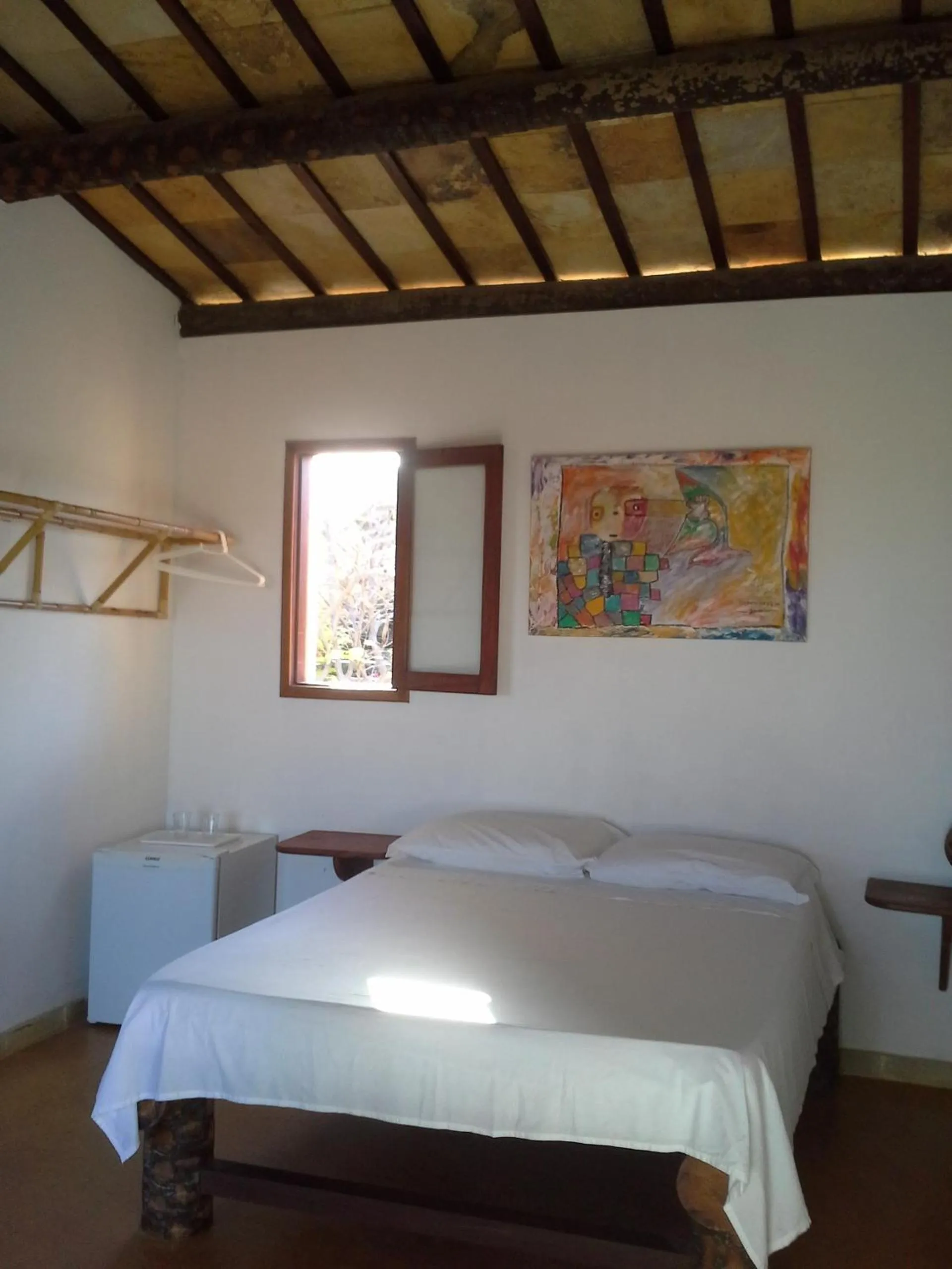 Bed in Pousada Agua Marinha