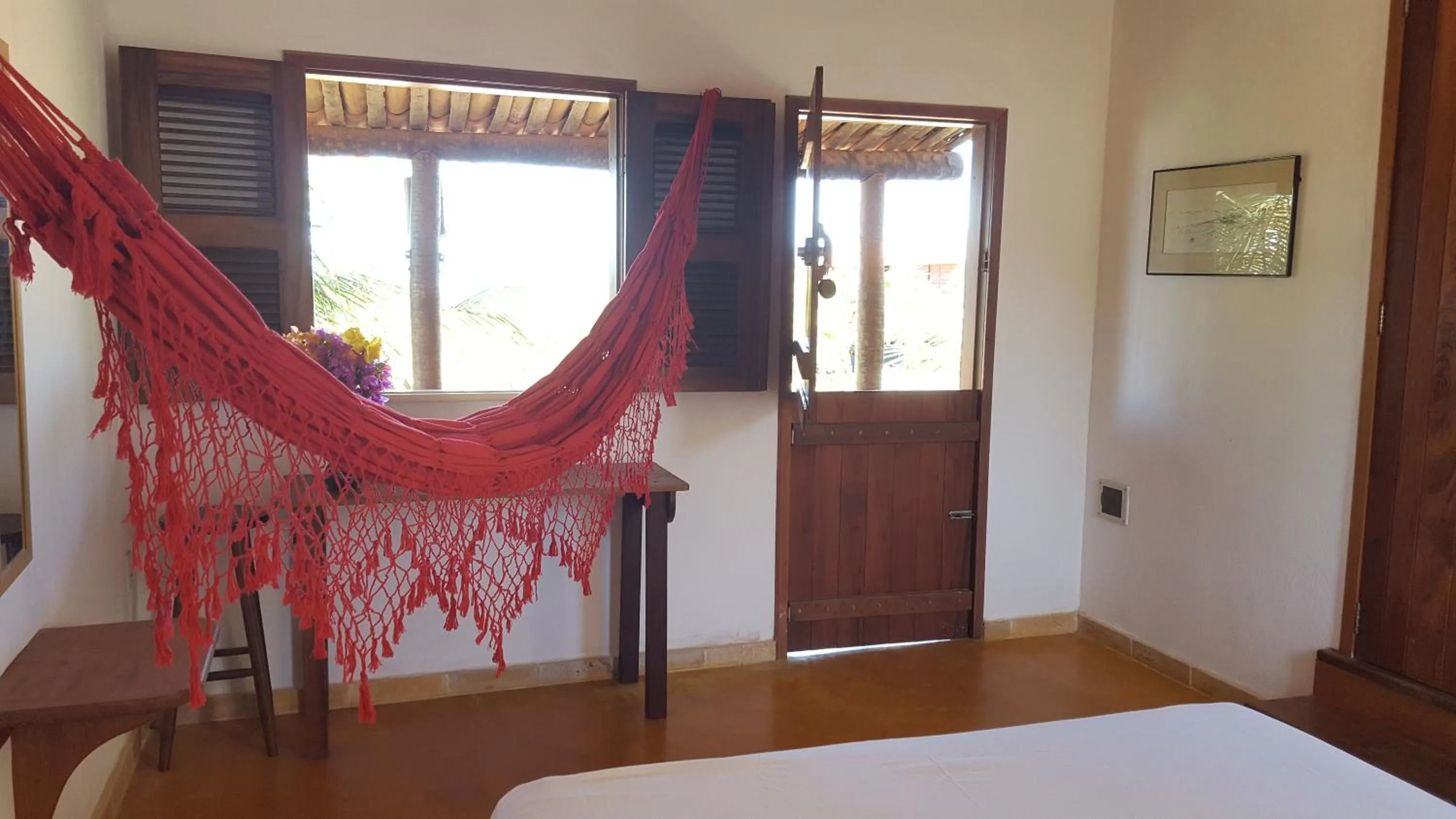 Bed in Pousada Agua Marinha