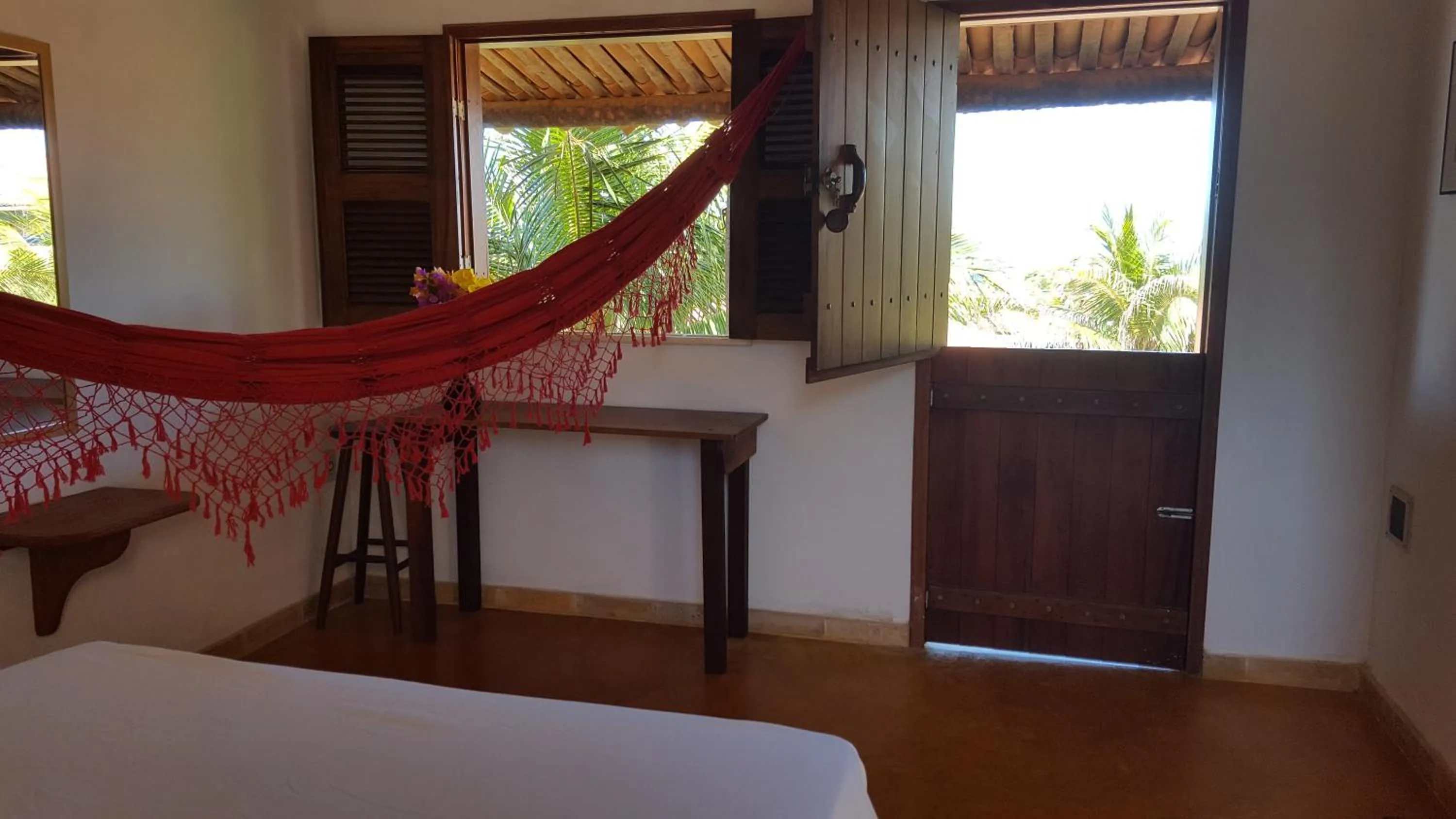 Bed in Pousada Agua Marinha