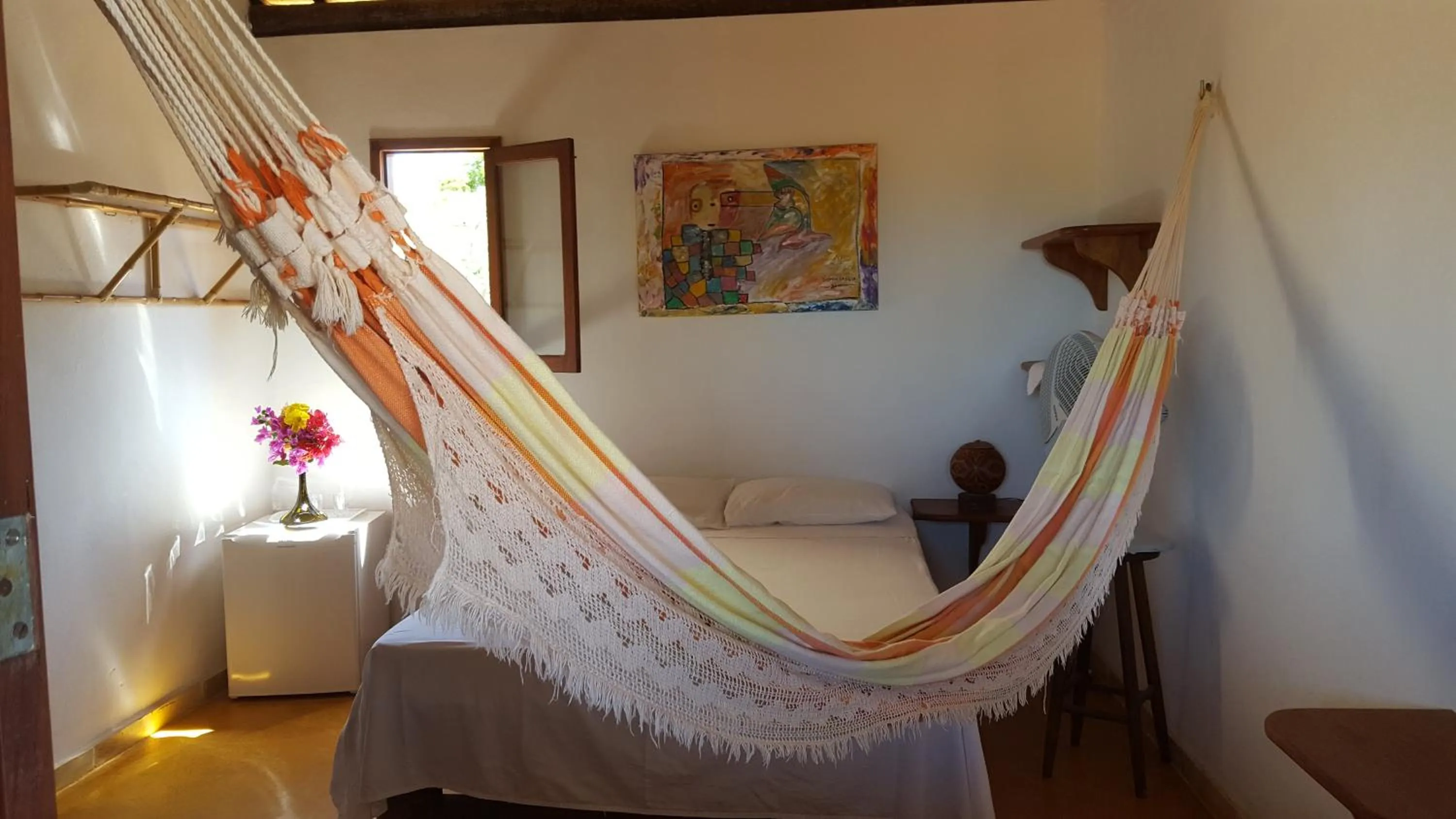 Bed in Pousada Agua Marinha