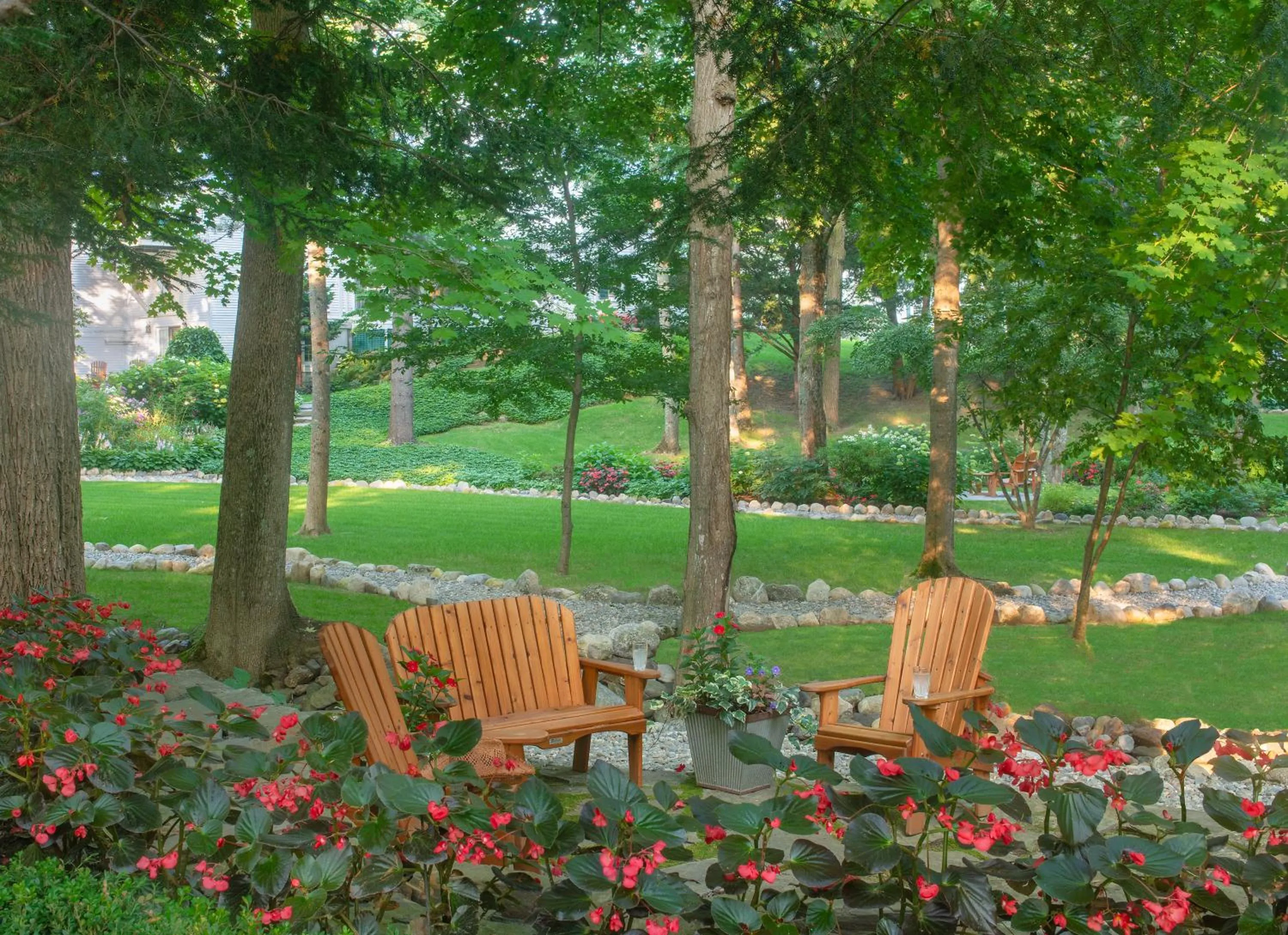 Garden in Camden Maine Stay Inn