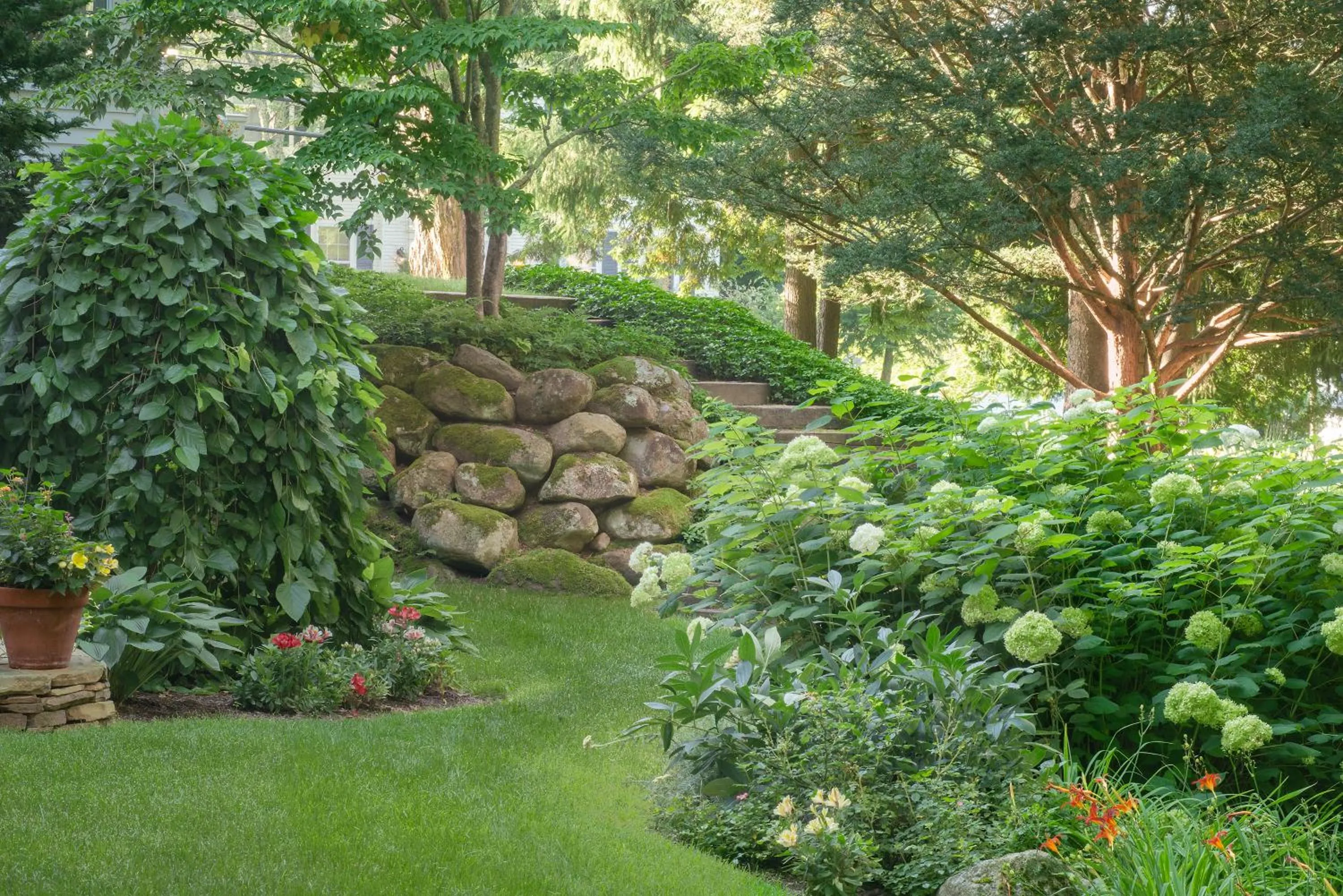 Garden in Camden Maine Stay Inn