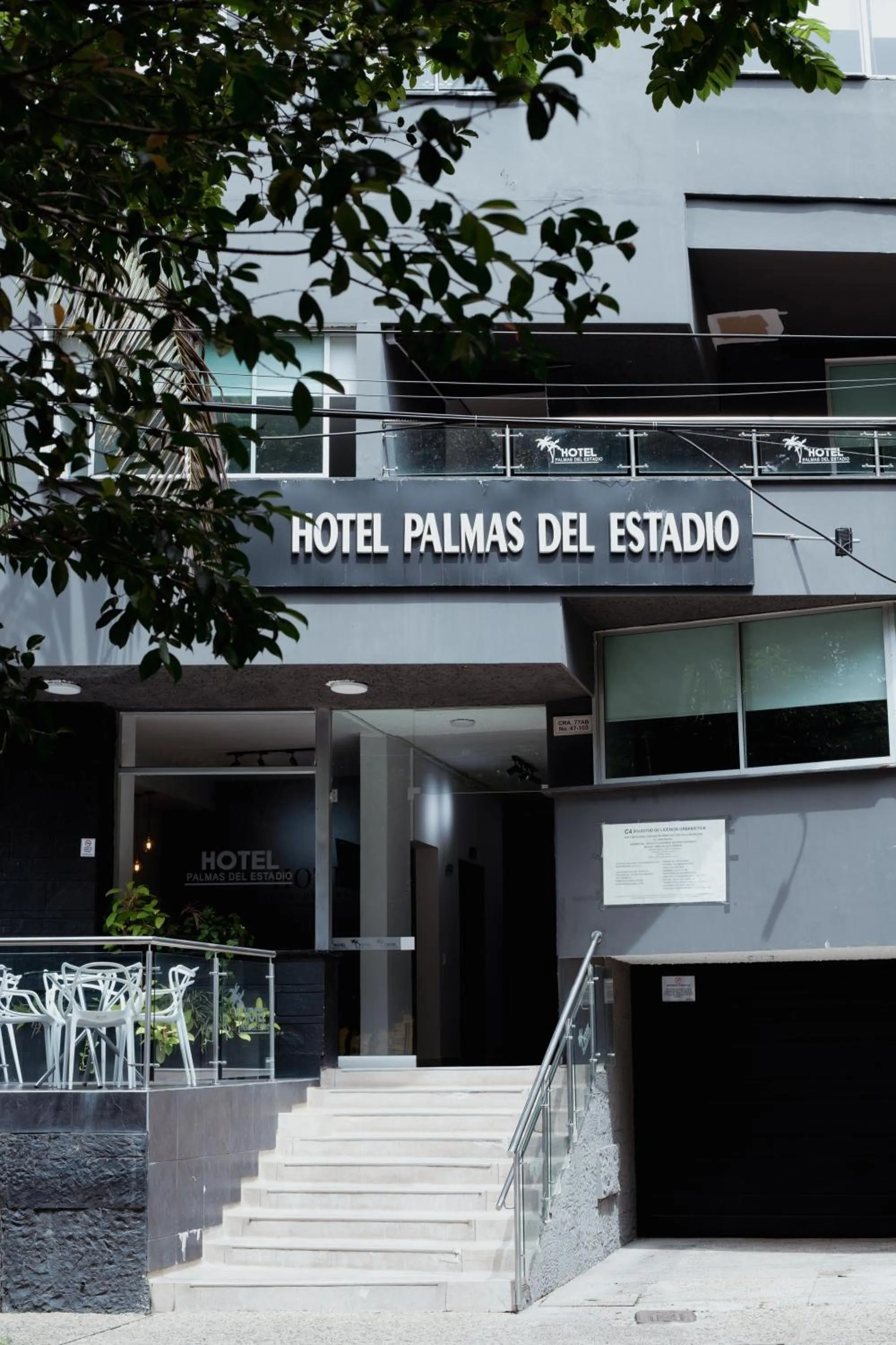 Facade/entrance in Hotel Palmas del Estadio
