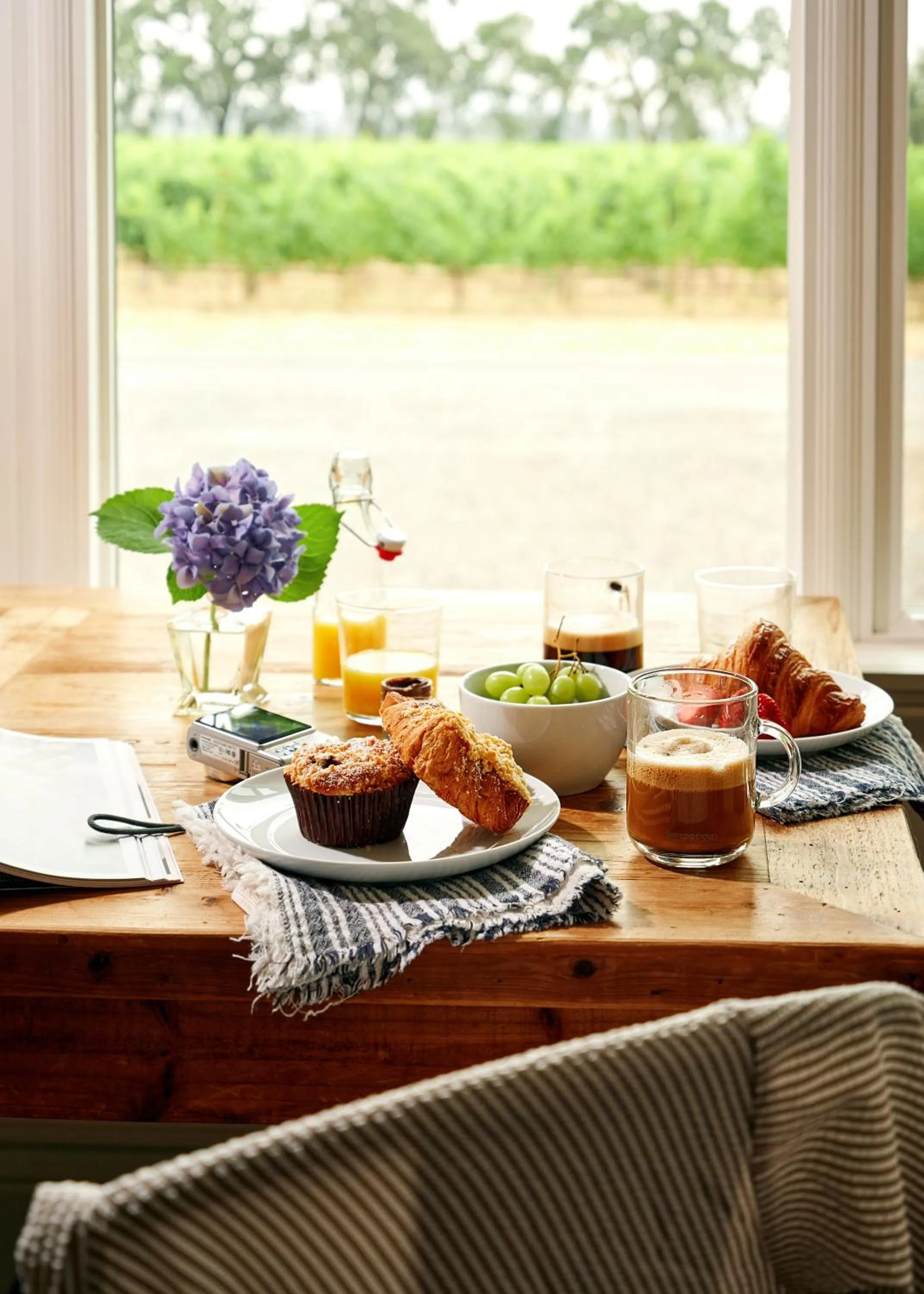 Breakfast in The Setting Inn Napa Valley