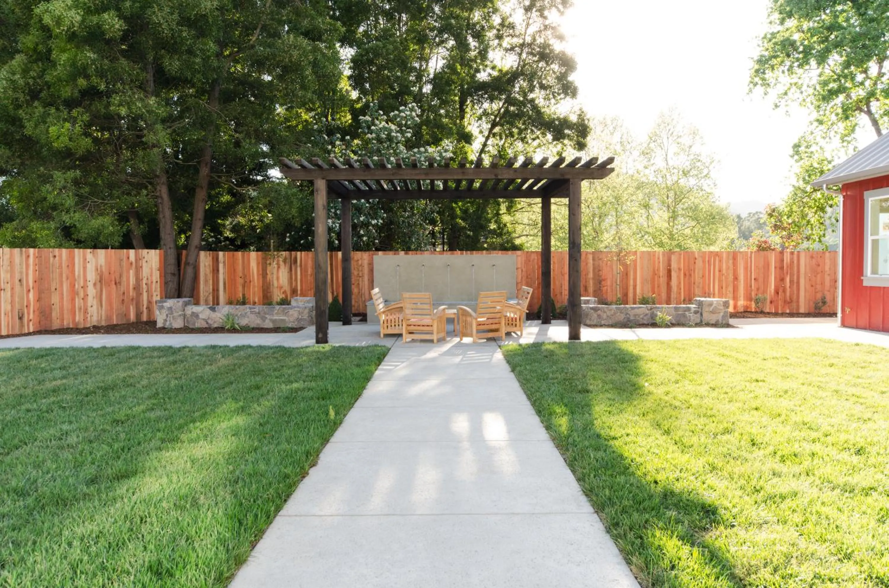 Garden in The Setting Inn Napa Valley