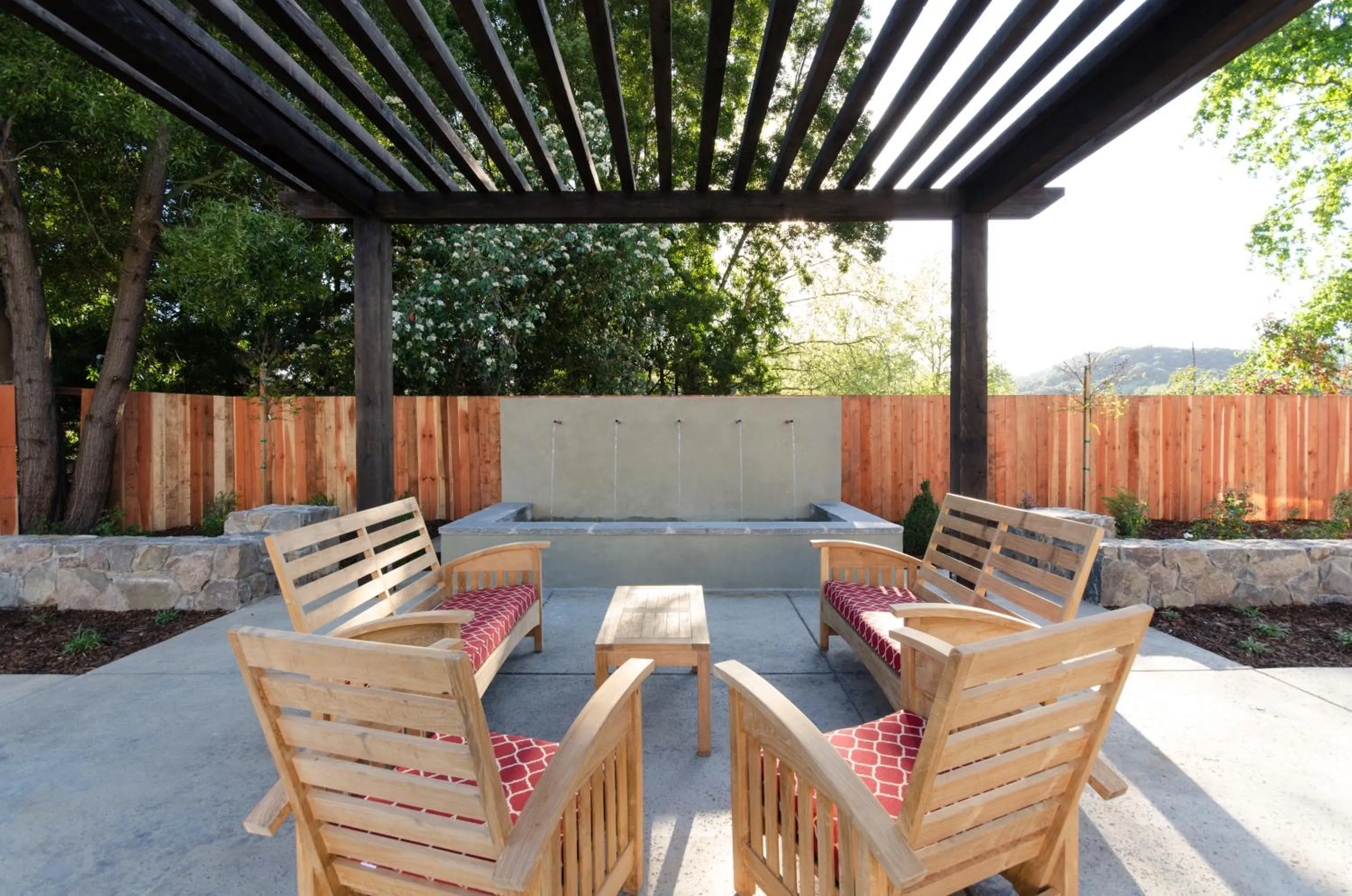 Garden in The Setting Inn Napa Valley