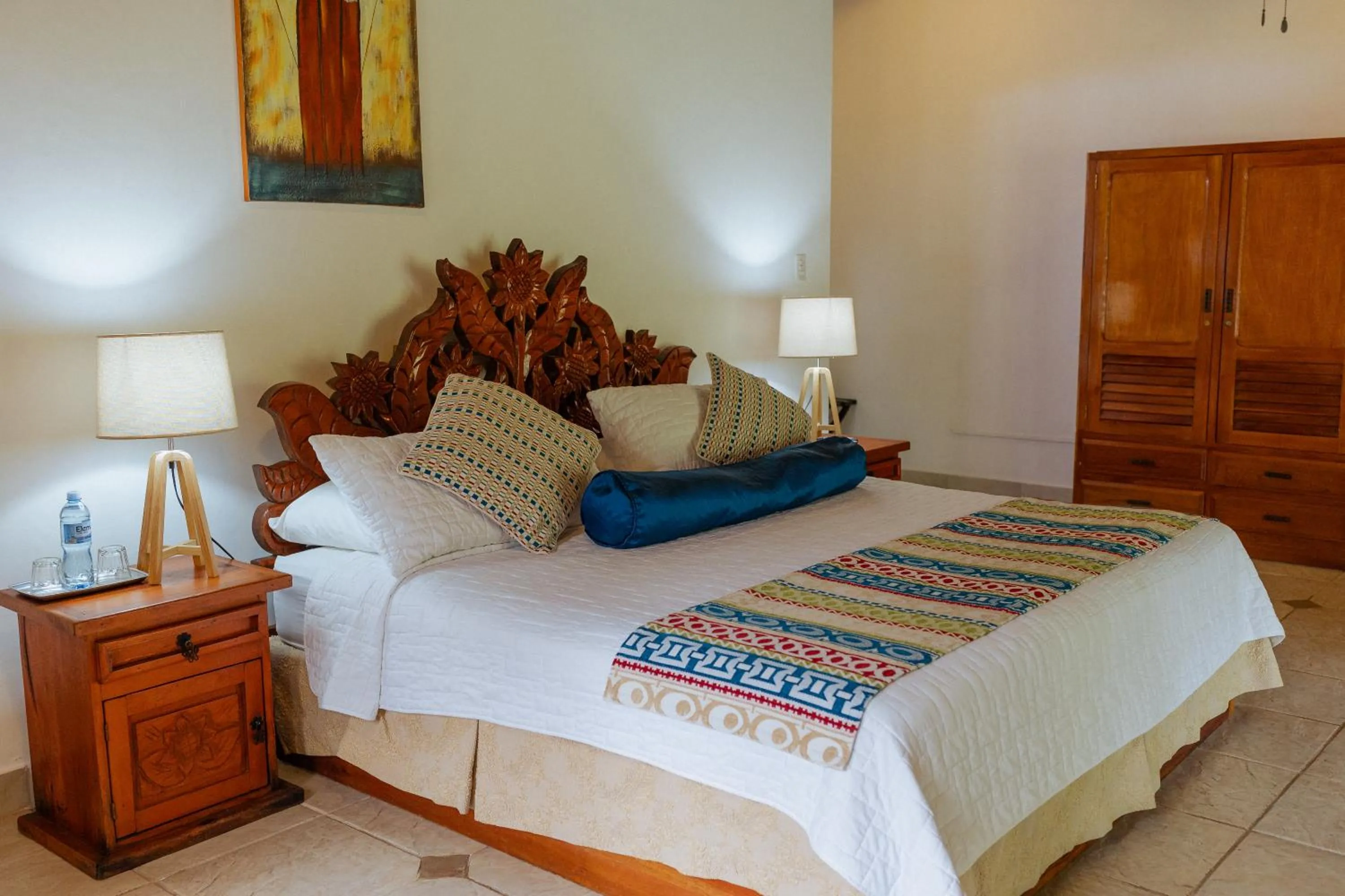 Bed in Hotel Dos Rios