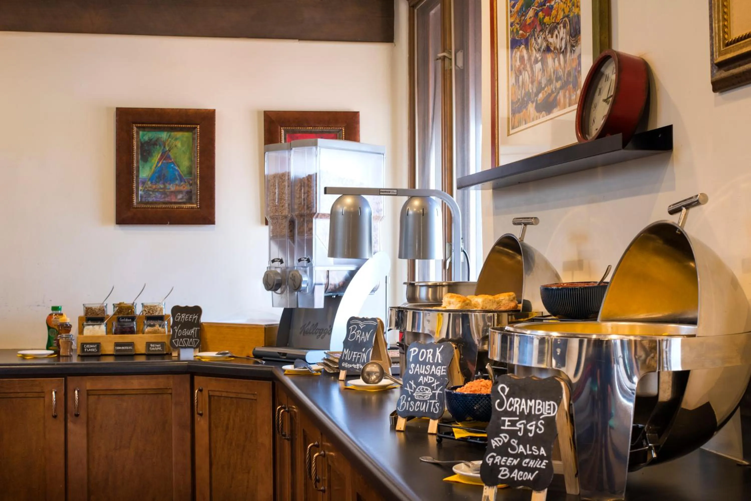 Buffet breakfast in The Sage Hotel