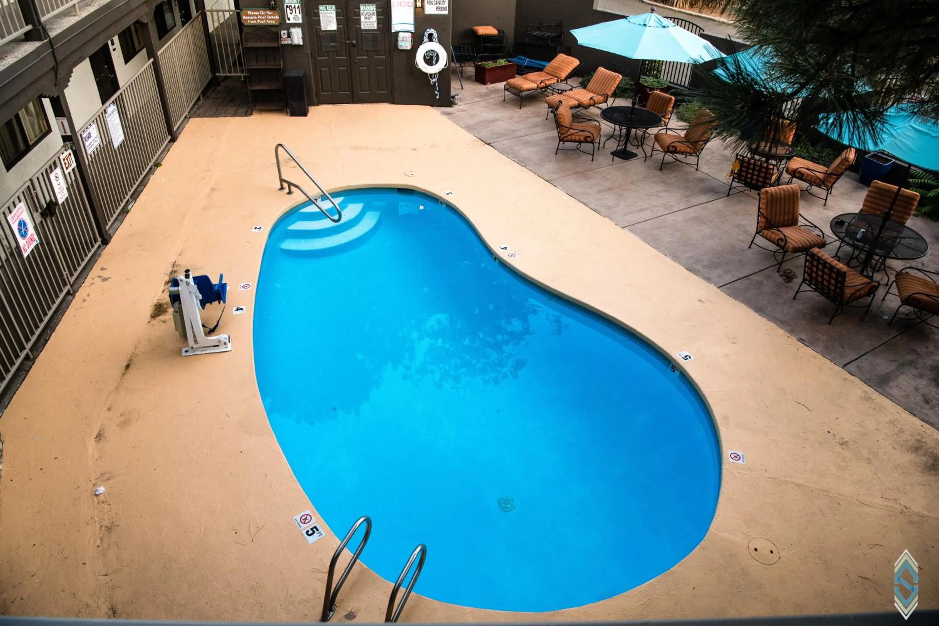 Swimming pool in The Sage Hotel
