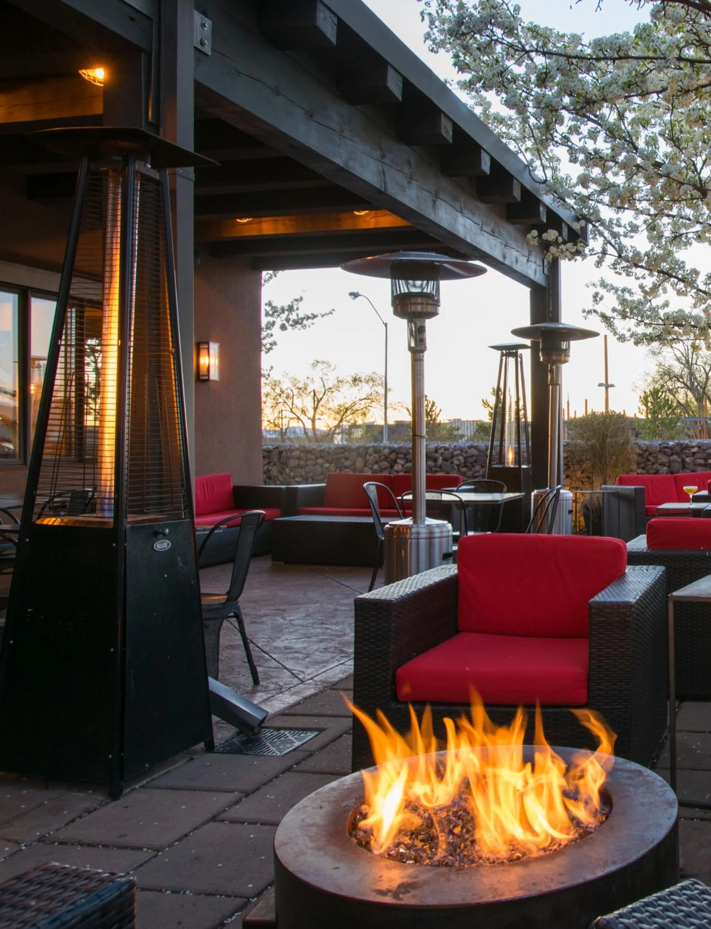 Patio in The Sage Hotel