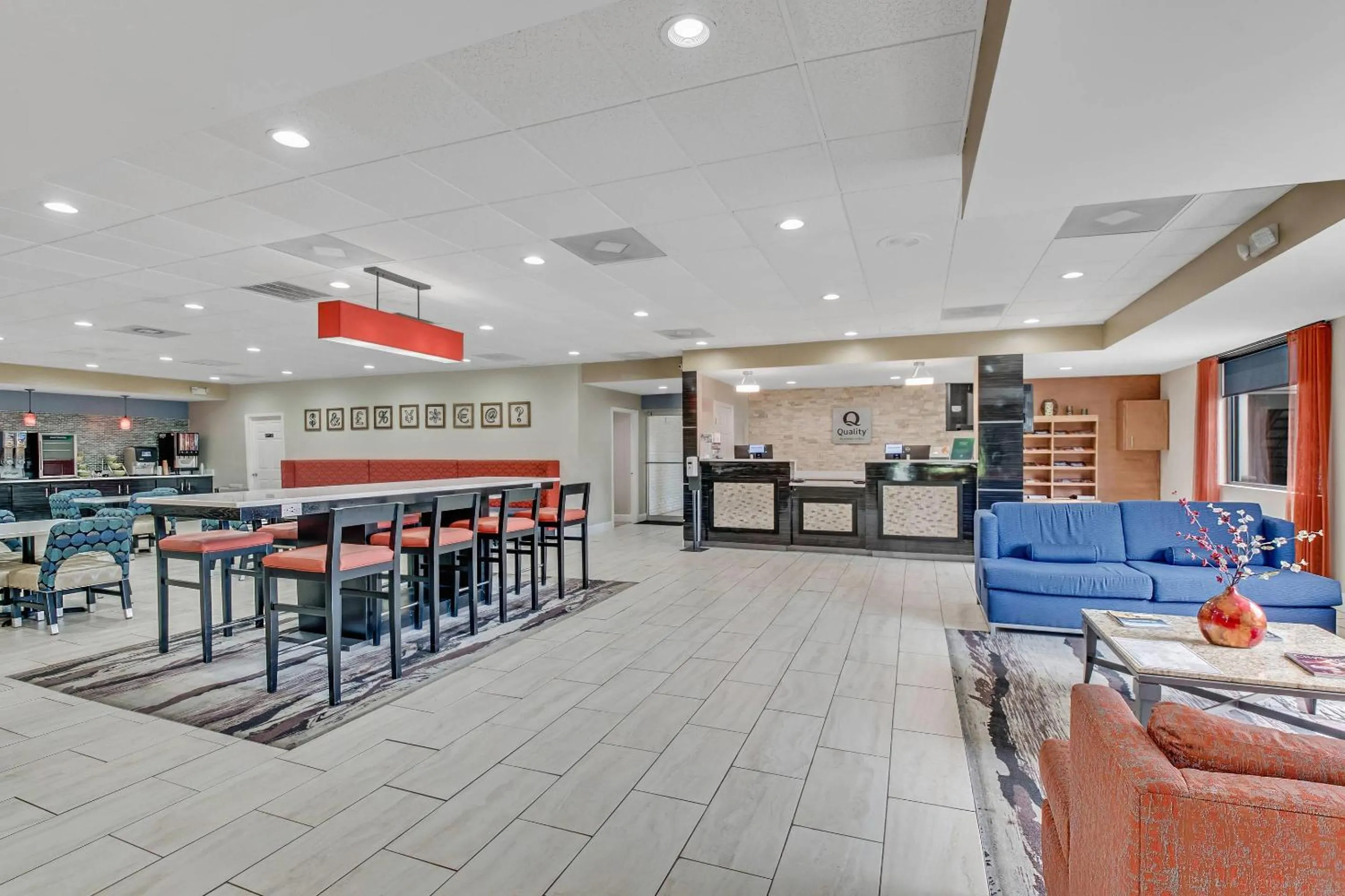 Lobby or reception in Quality Inn Dalton East