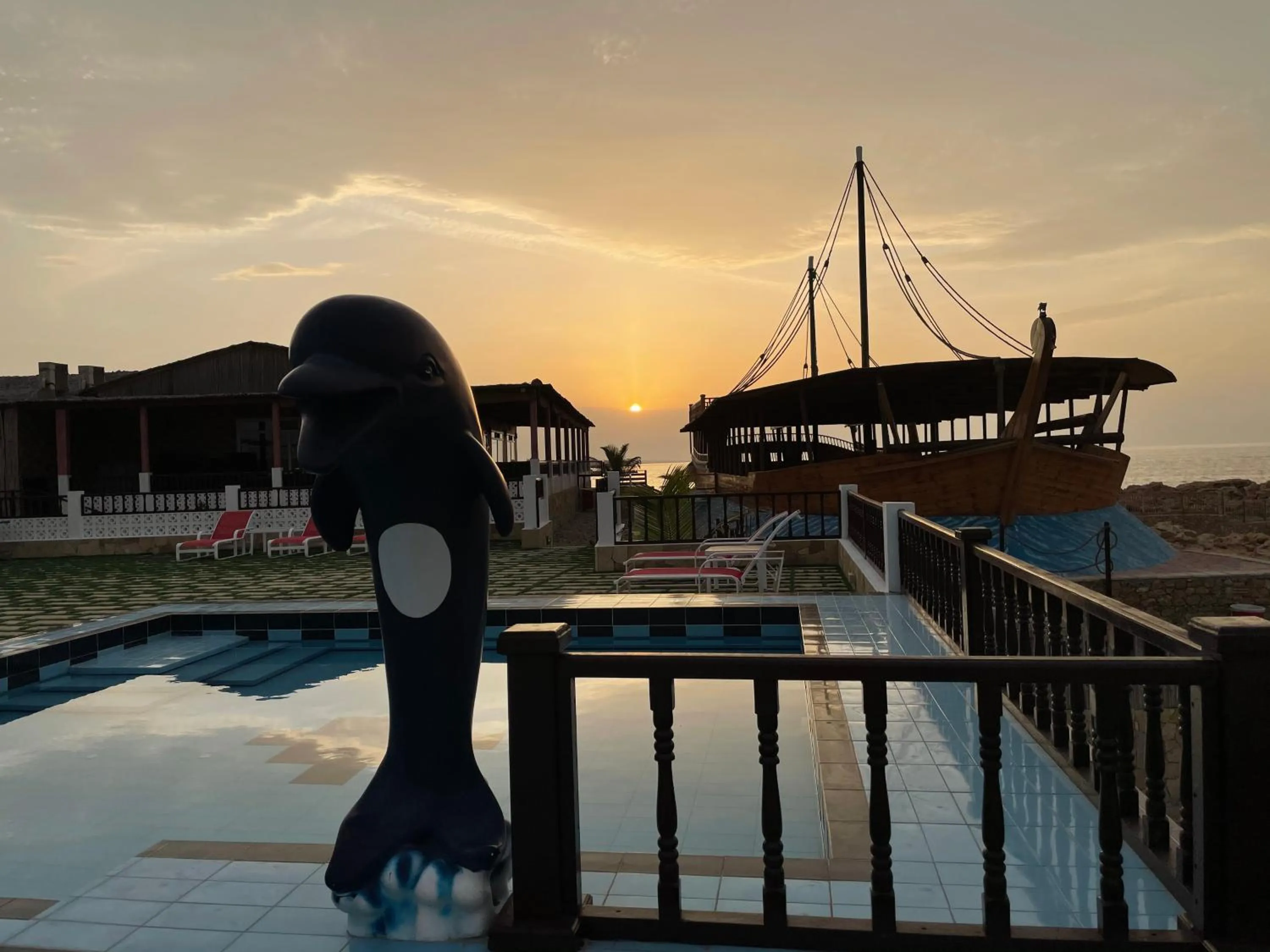 Sunset in Turtle Beach Resort