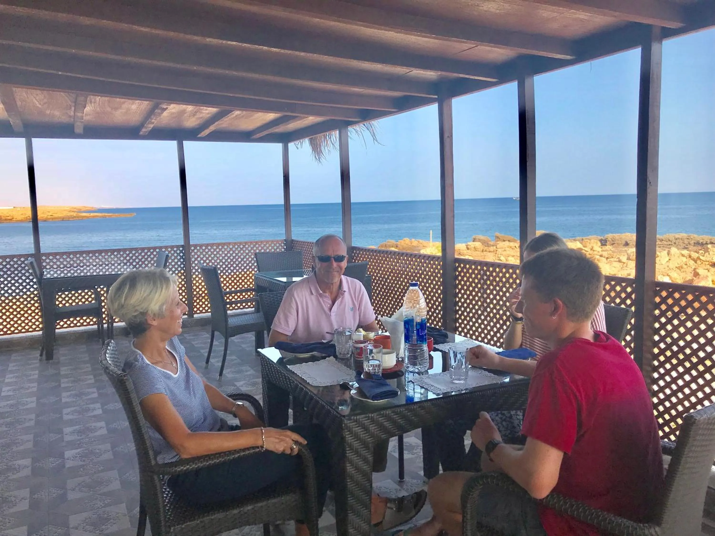 American breakfast in Turtle Beach Resort