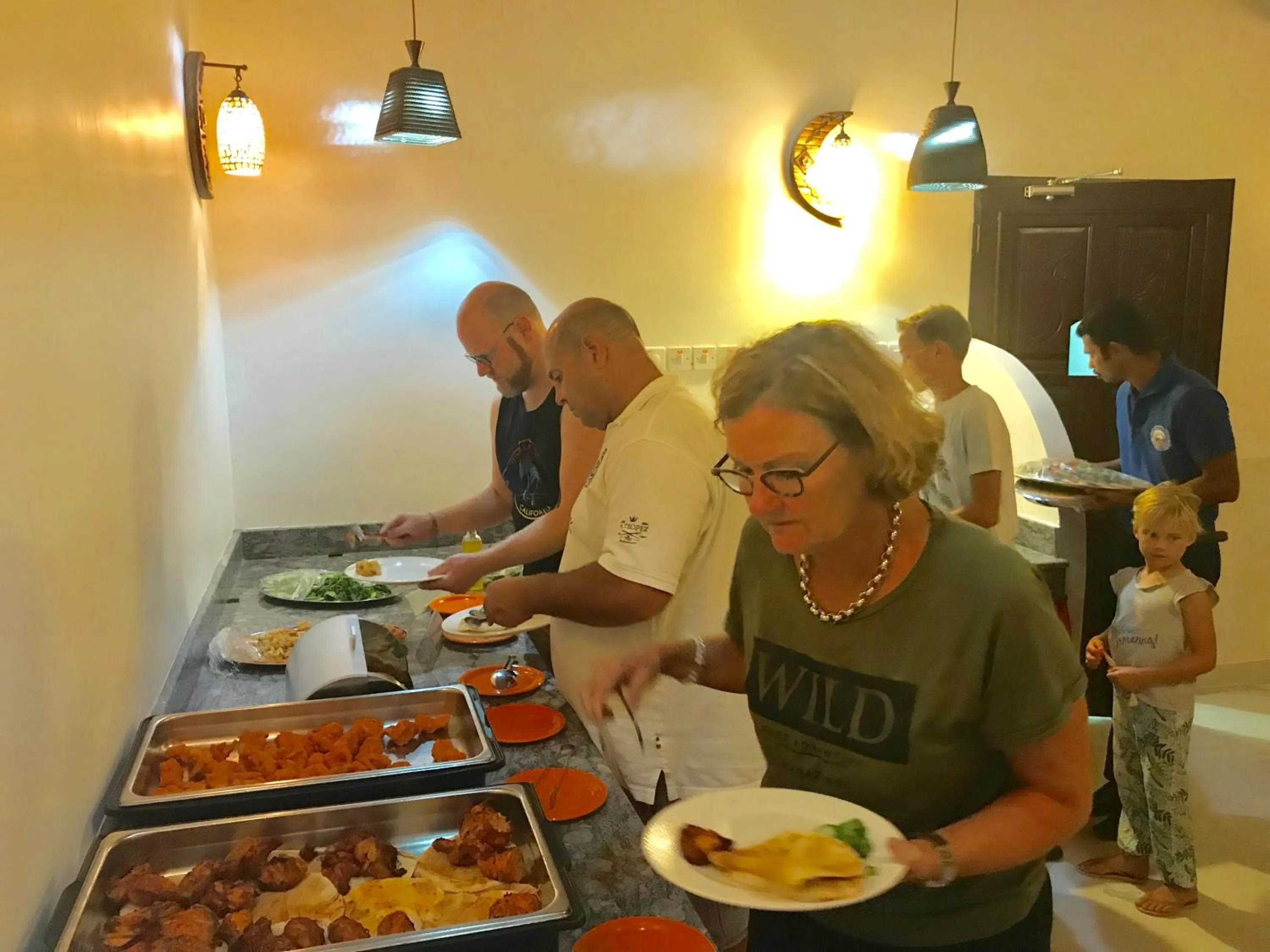 Dinner in Turtle Beach Resort