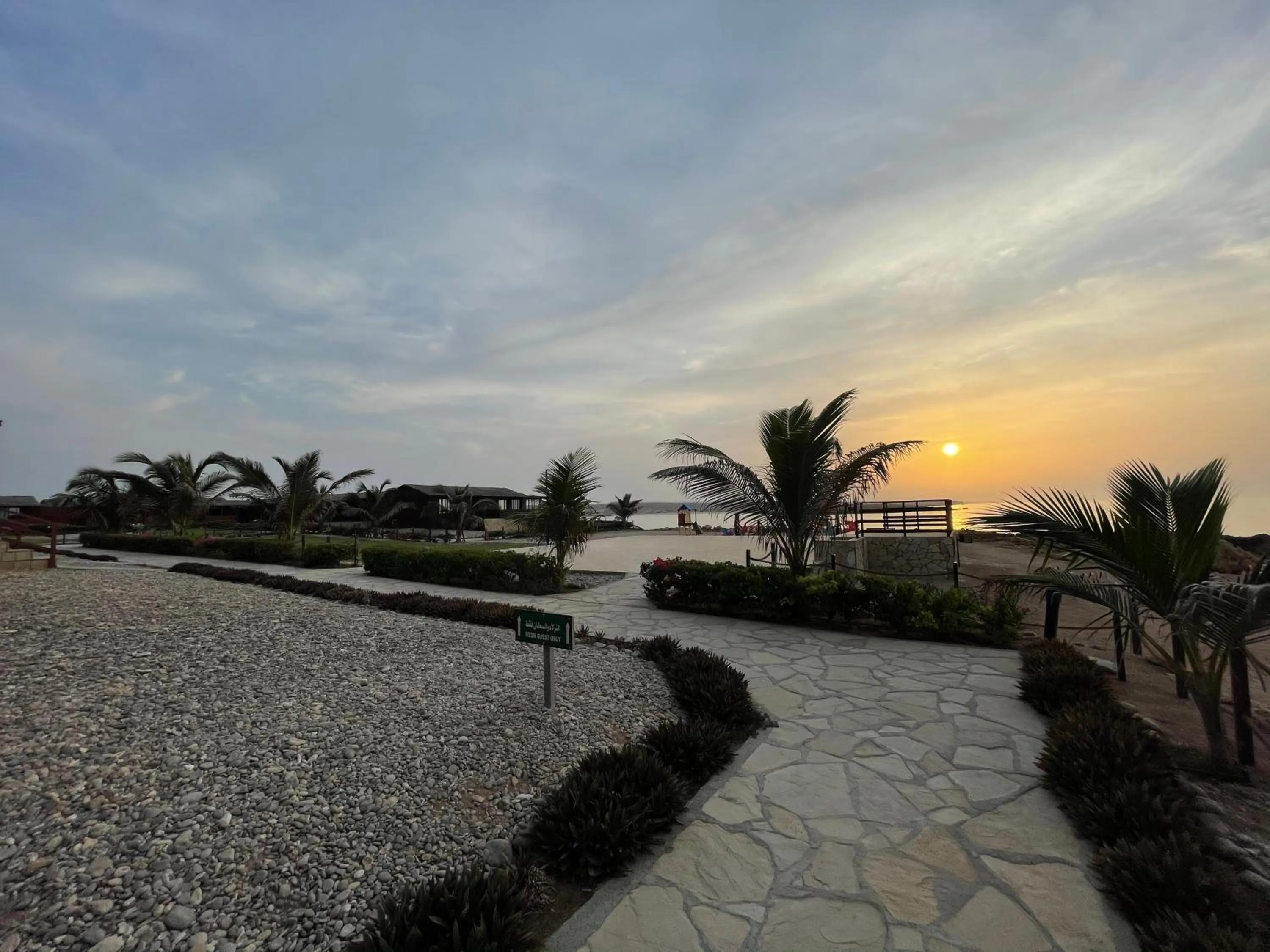 Sunset in Turtle Beach Resort