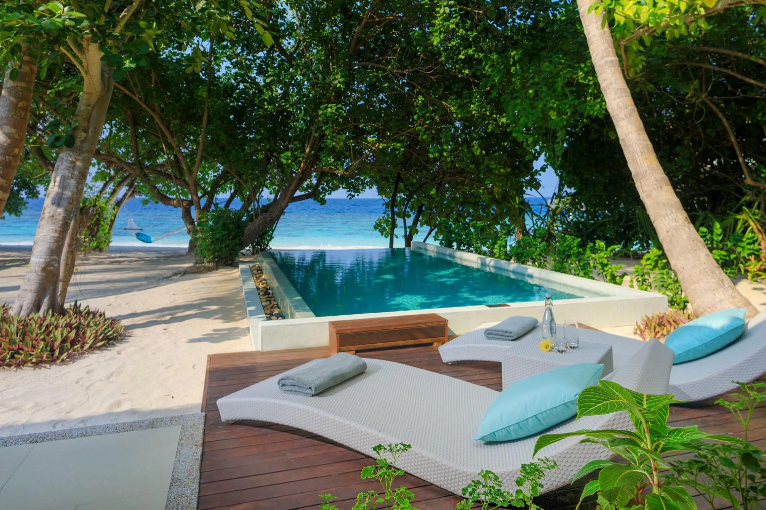 Garden in Dusit Thani Maldives - Mudhdhoo Island, Baa Atoll