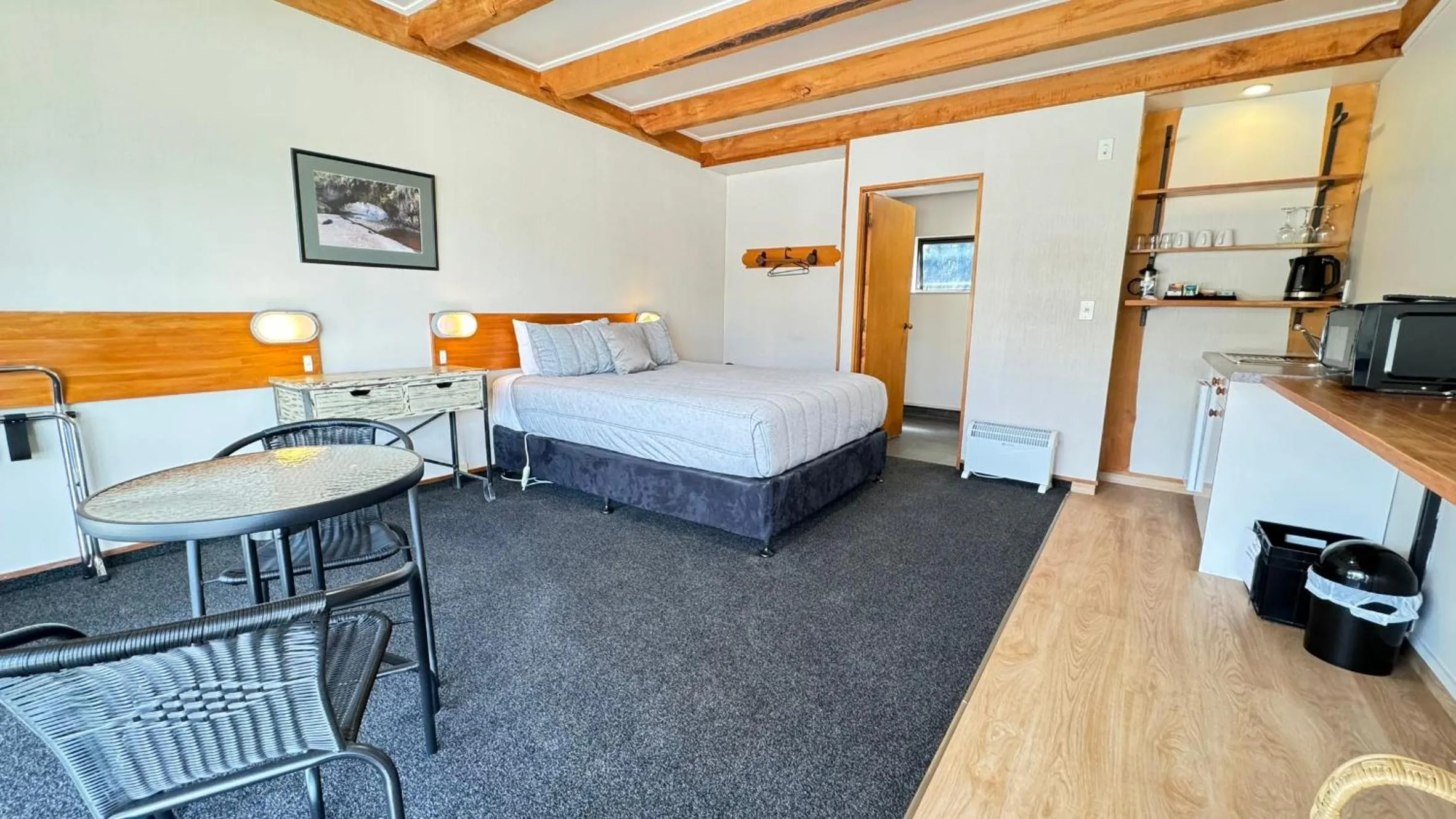 Bed in Last Resort Karamea