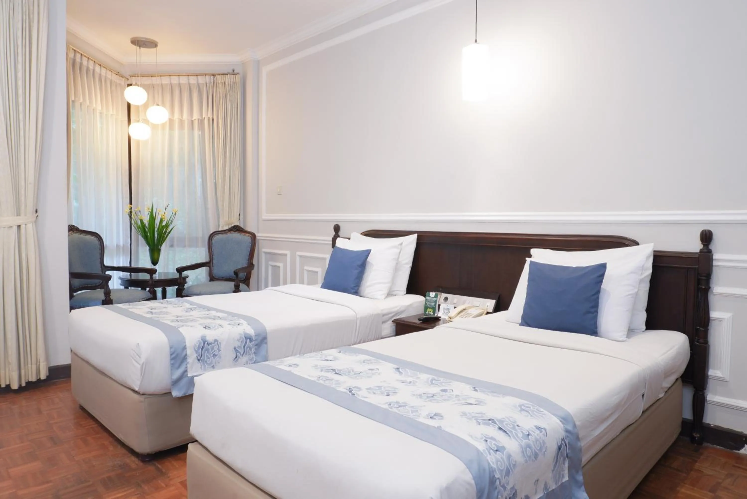 Bed in Puteri Gunung Hotel