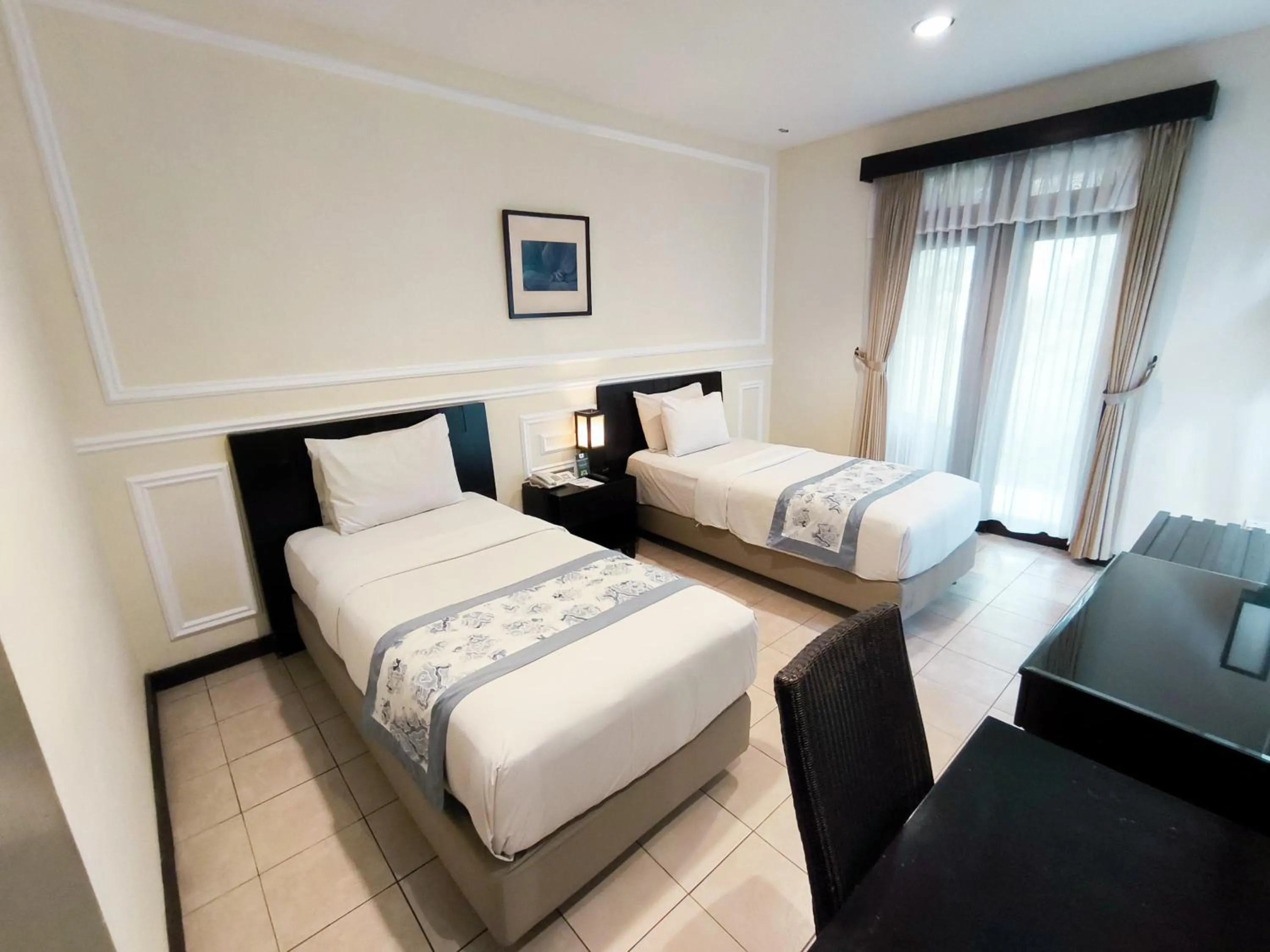 Bed in Puteri Gunung Hotel