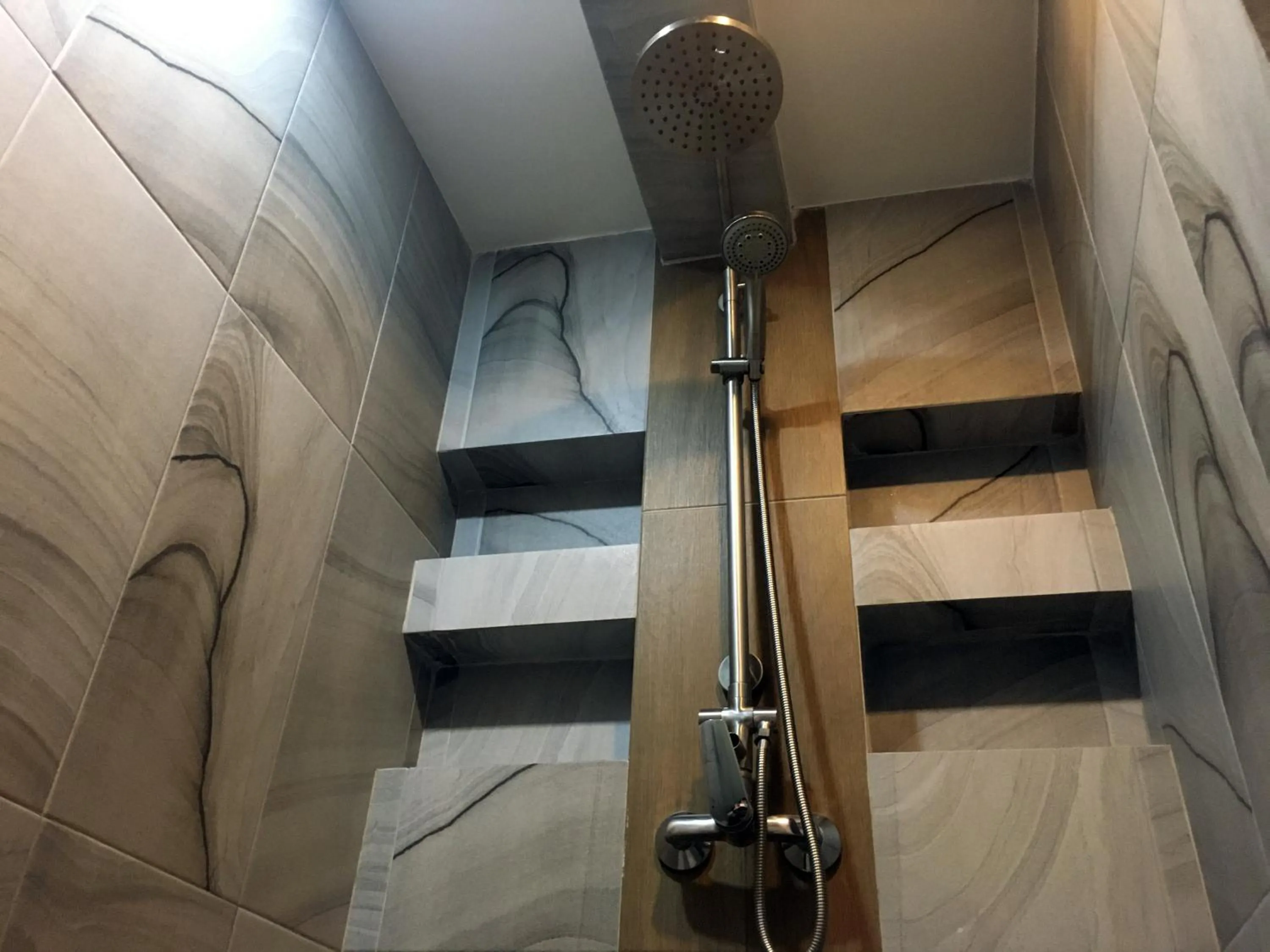 Shower in The Front Hotel and Apartments